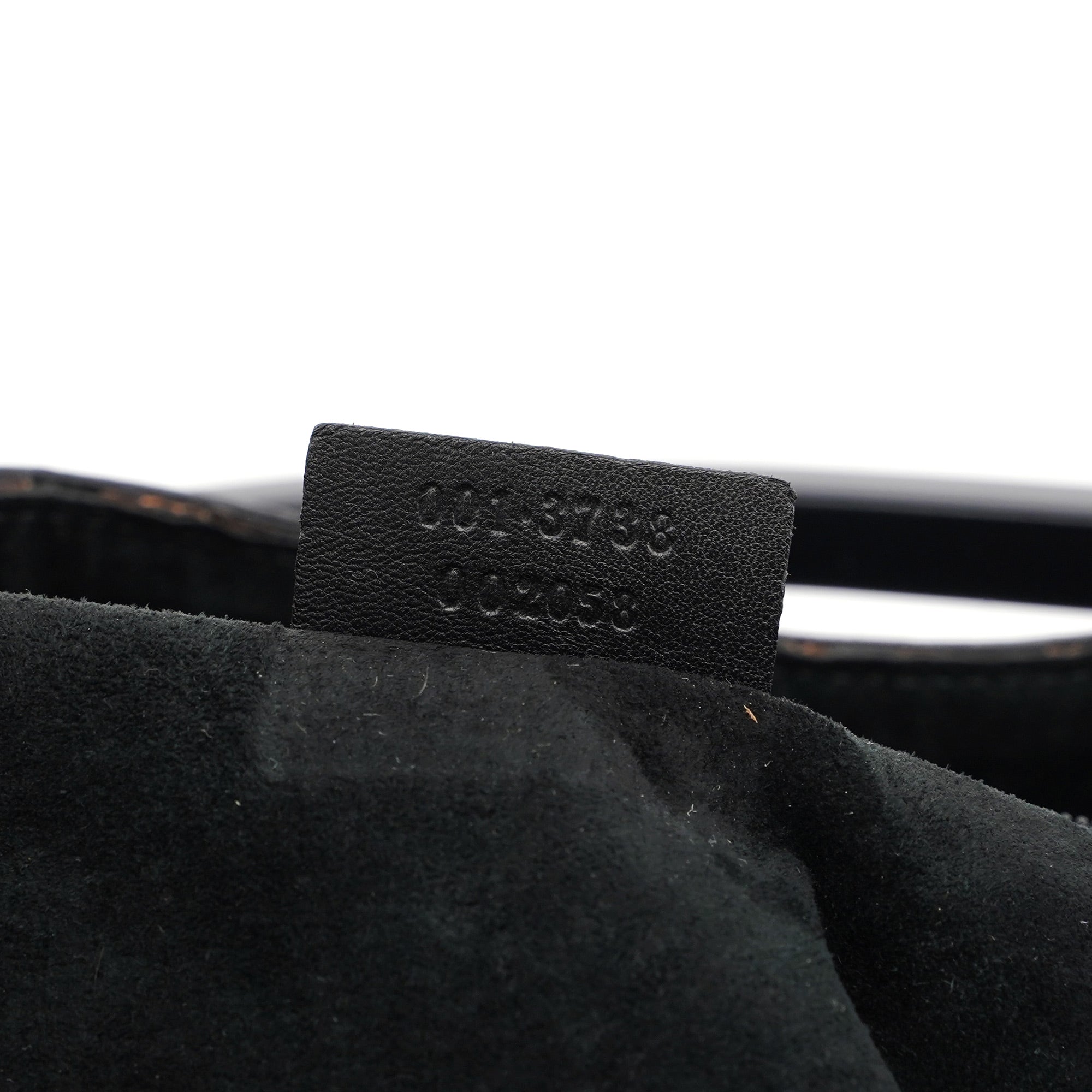 1999 Black Calfskin Ring Bag