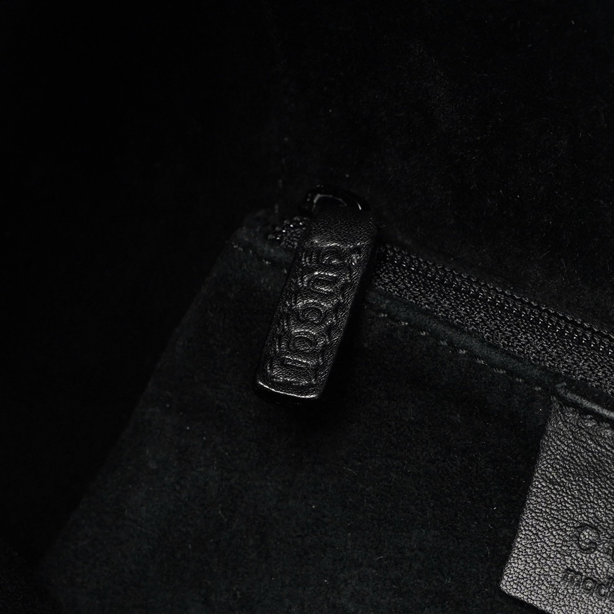 1999 Black Calfskin Ring Bag
