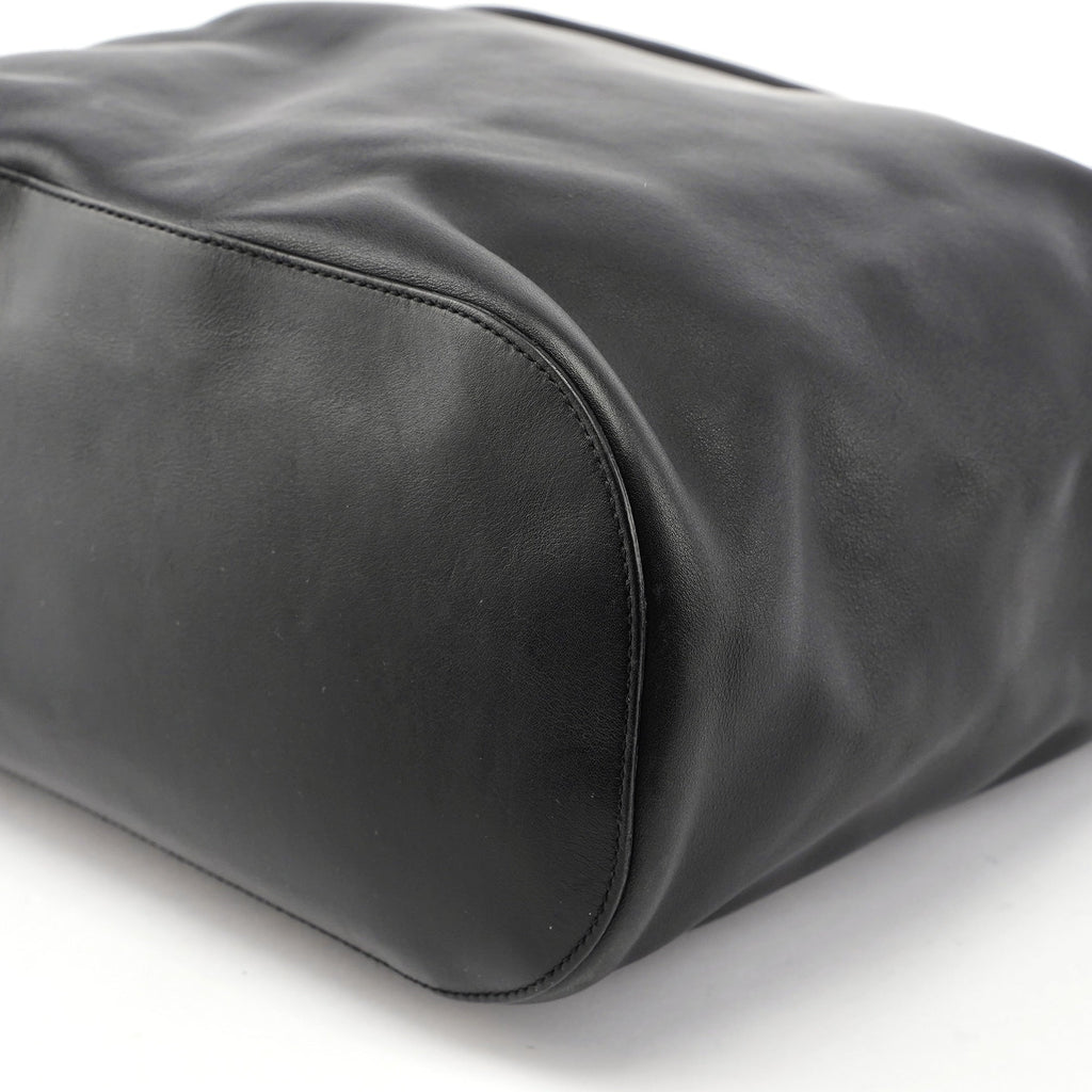 1999 Black Calfskin Ring Bag