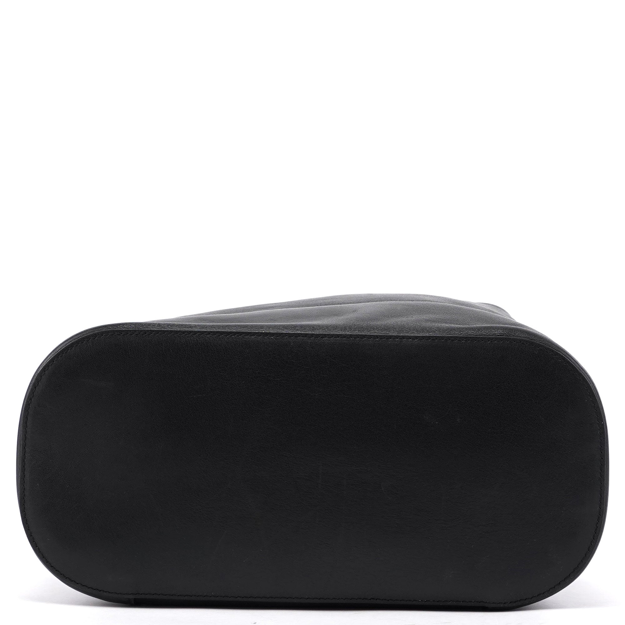 1999 Black Calfskin Ring Bag