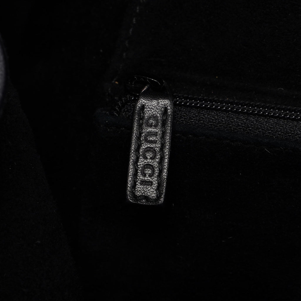 1999 Black Calfskin Ring Bag