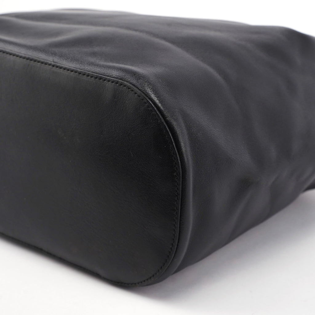 1999 Black Calfskin Ring Bag