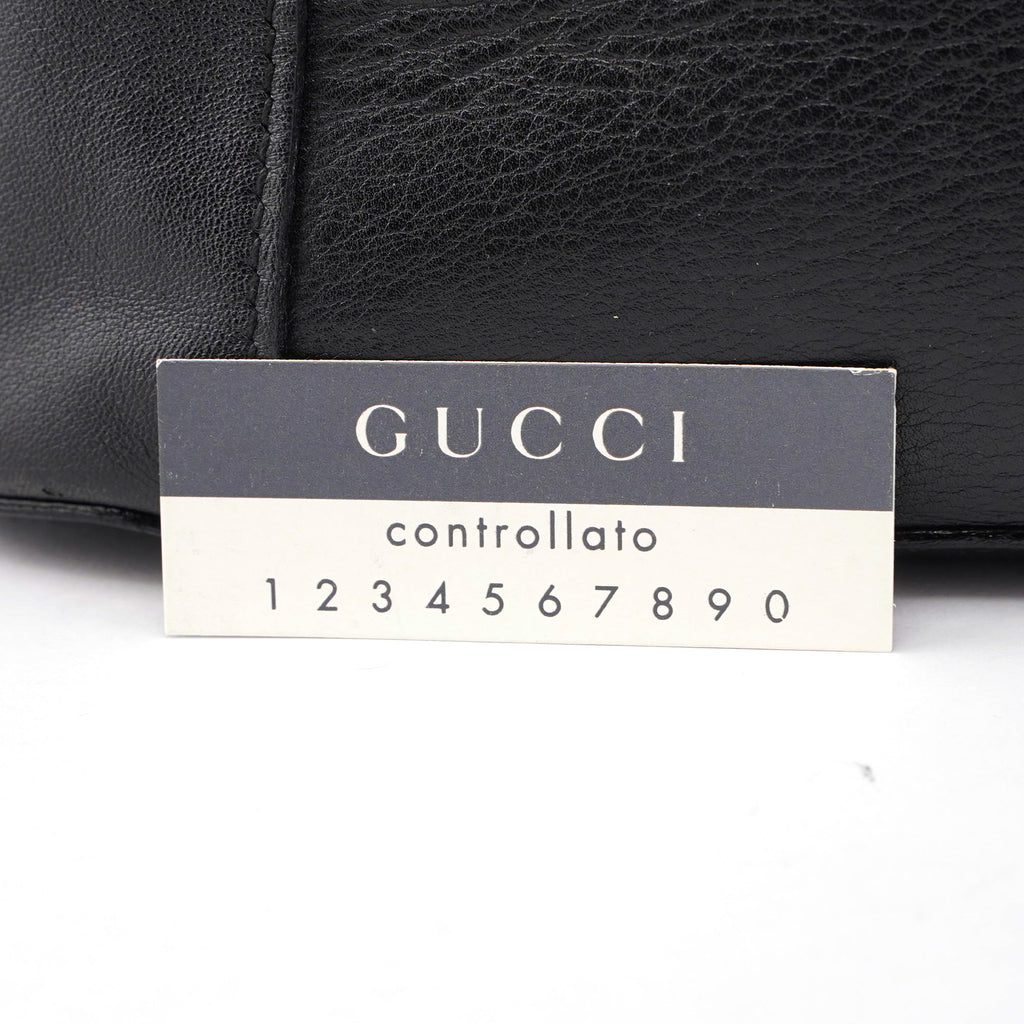 1999 Black Calfskin Ring Bag