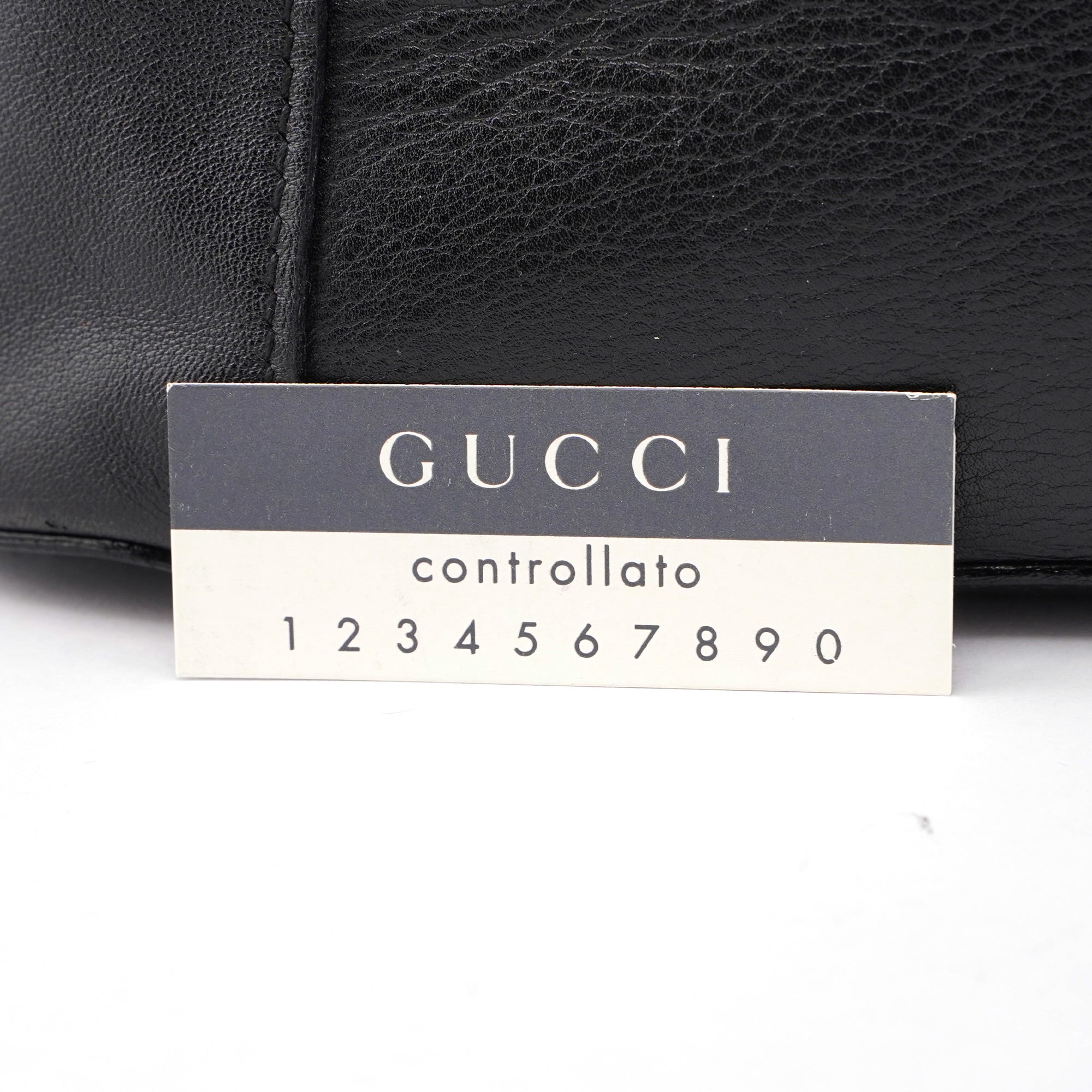 1999 Black Calfskin Ring Bag