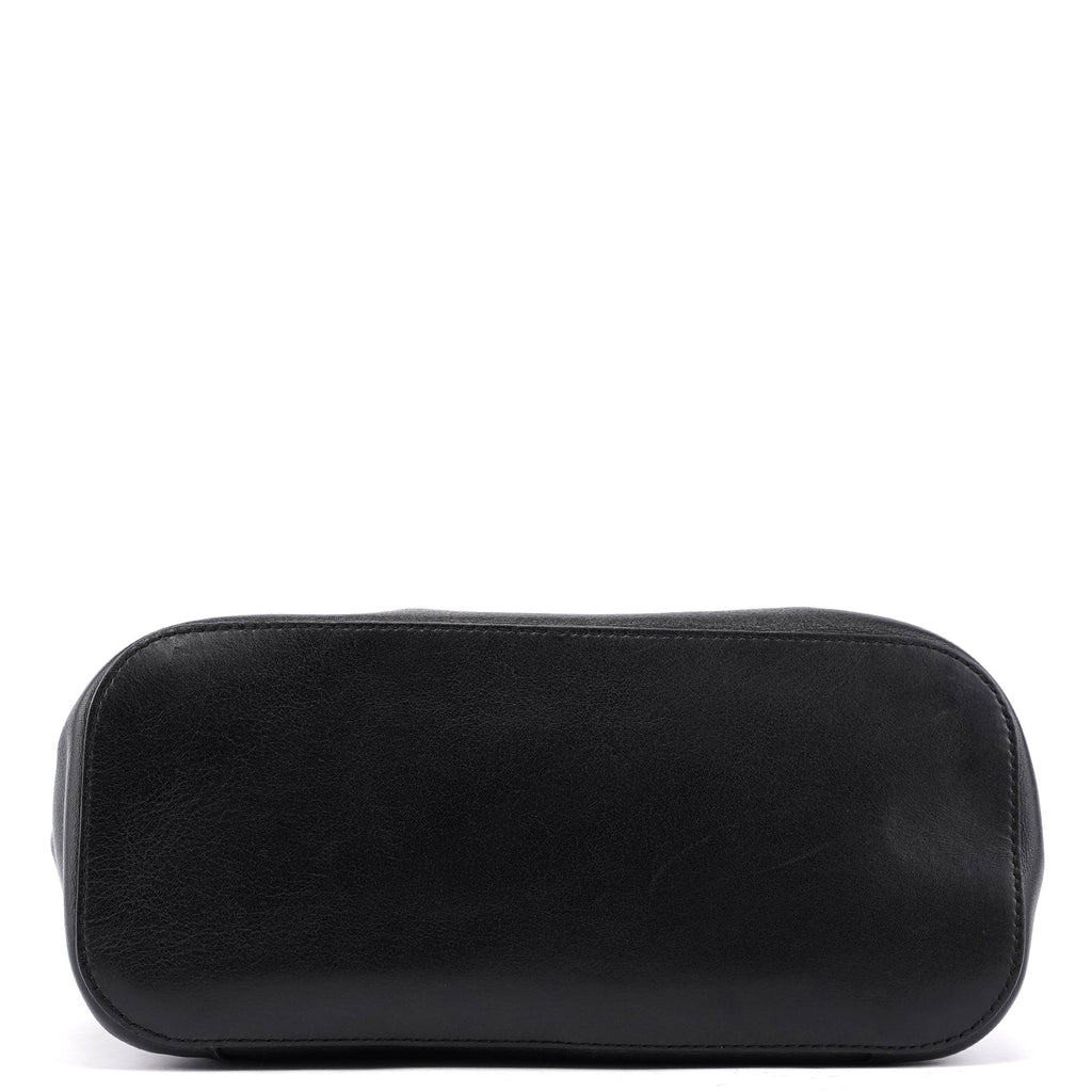 1999 Black Calfskin Ring Bag