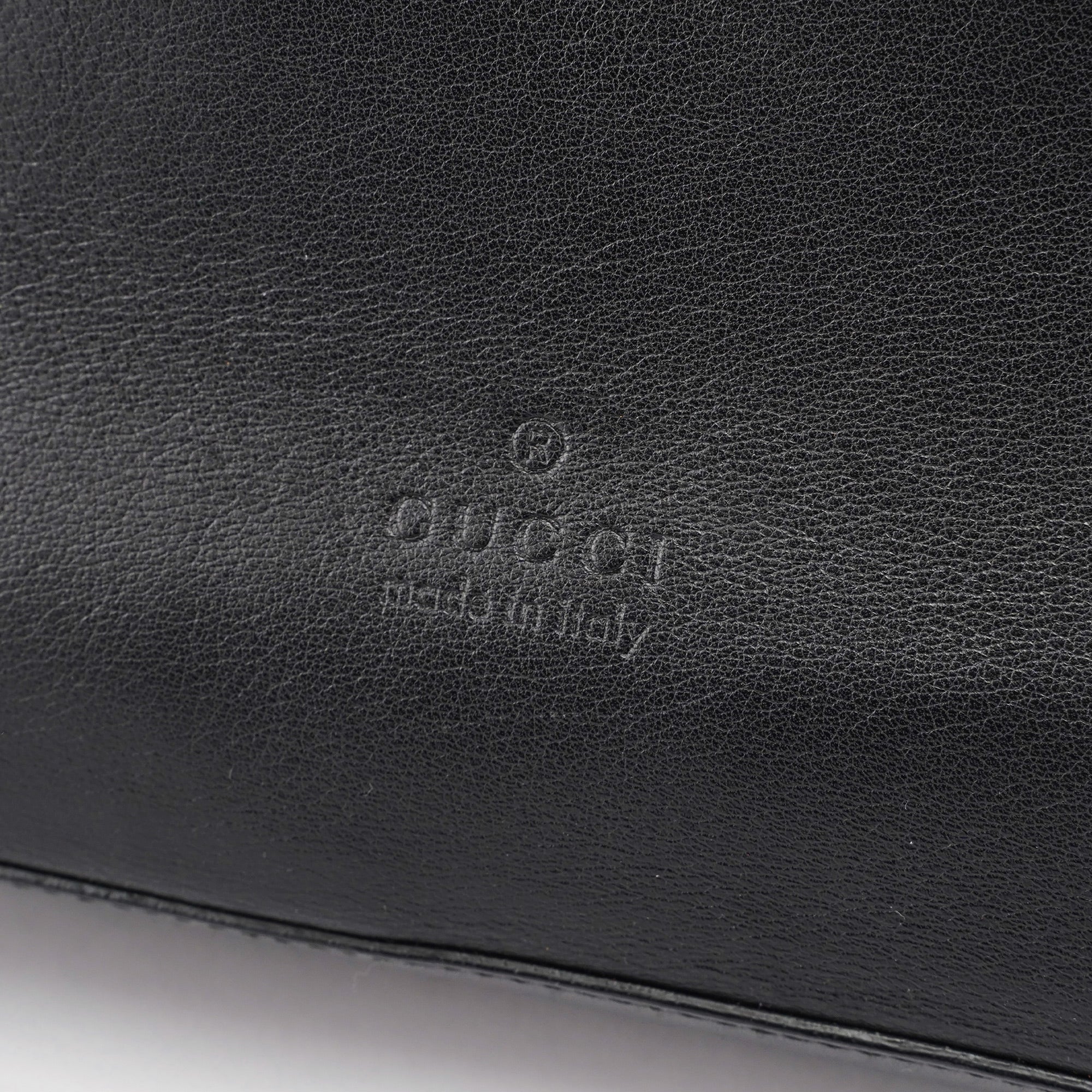 1999 Black Calfskin Ring Bag