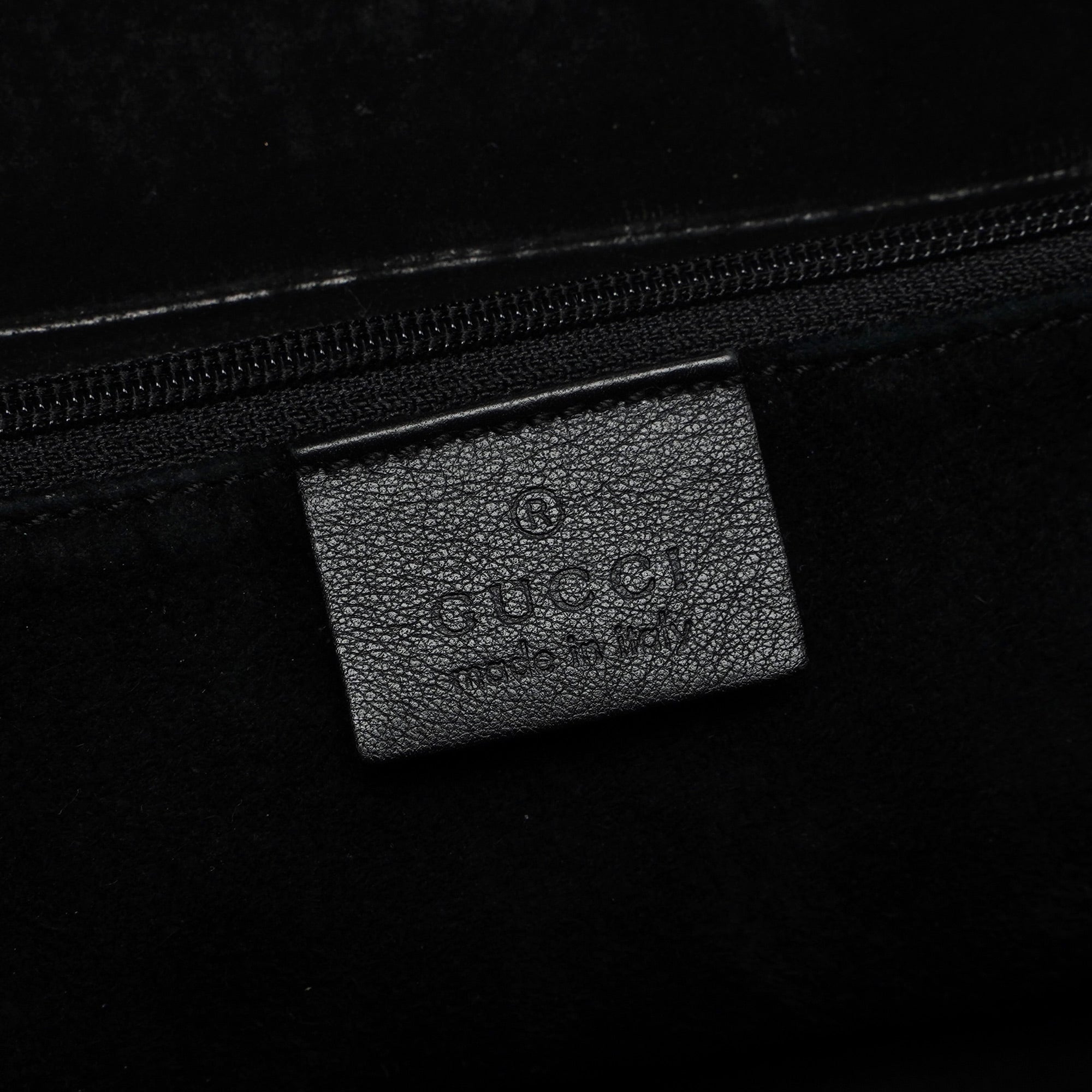 1999 Black Calfskin Ring Bag