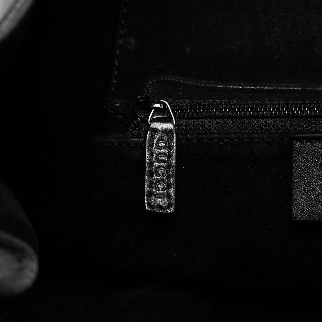 1999 Black Calfskin Ring Bag