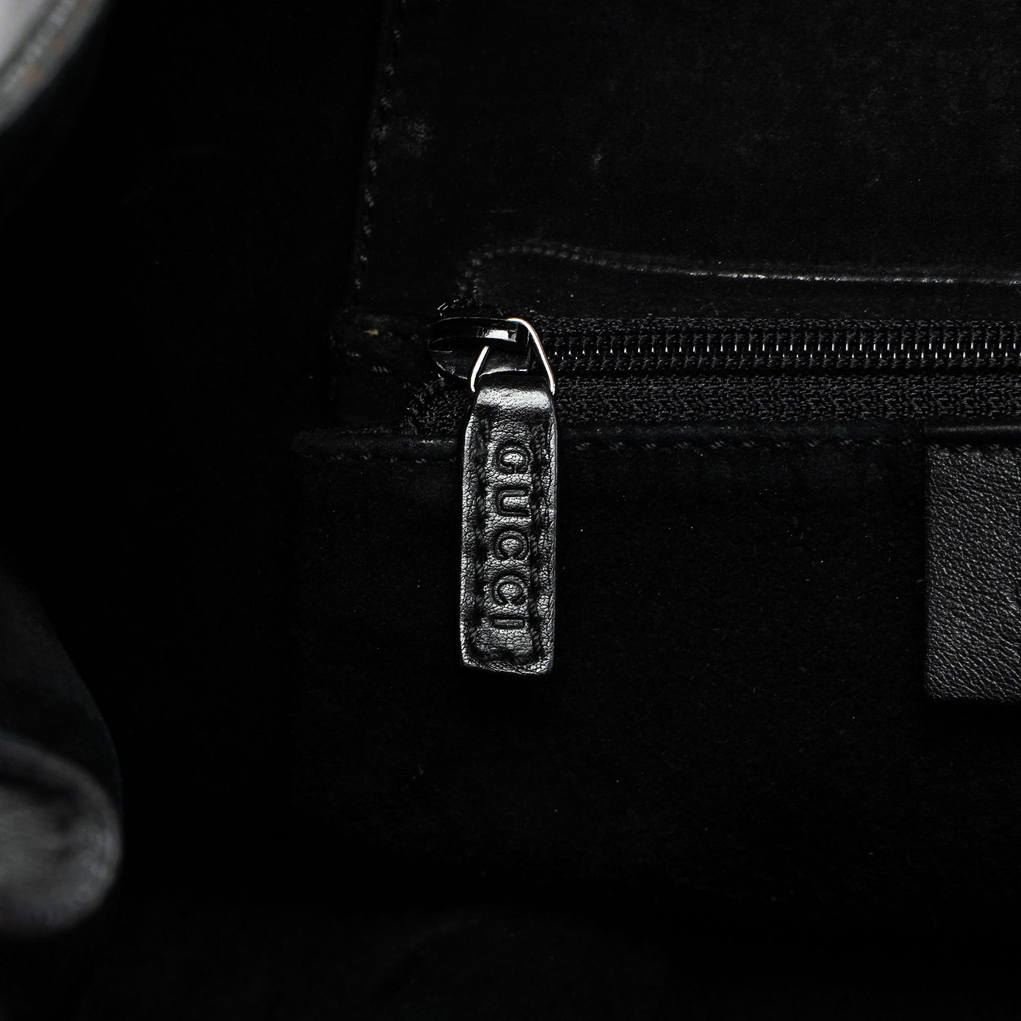 1999 Black Calfskin Ring Bag