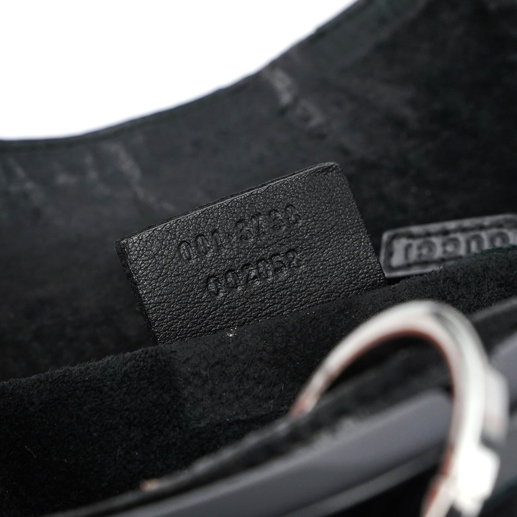 1999 Black Calfskin Ring Bag
