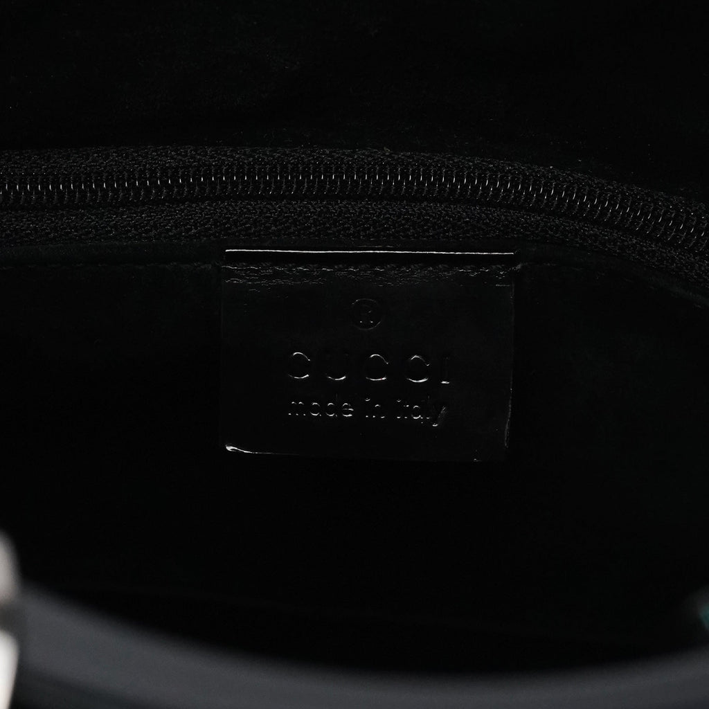 1999 Black GG Canvas Loop Shoulder Bag