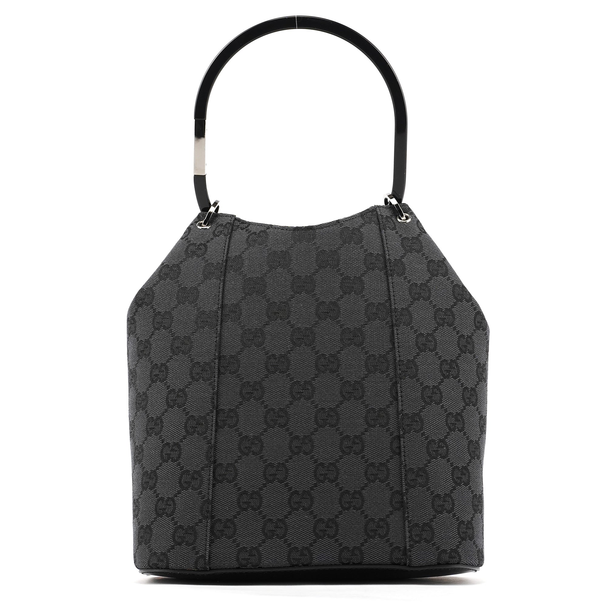 1999 Black GG Canvas Loop Shoulder Bag