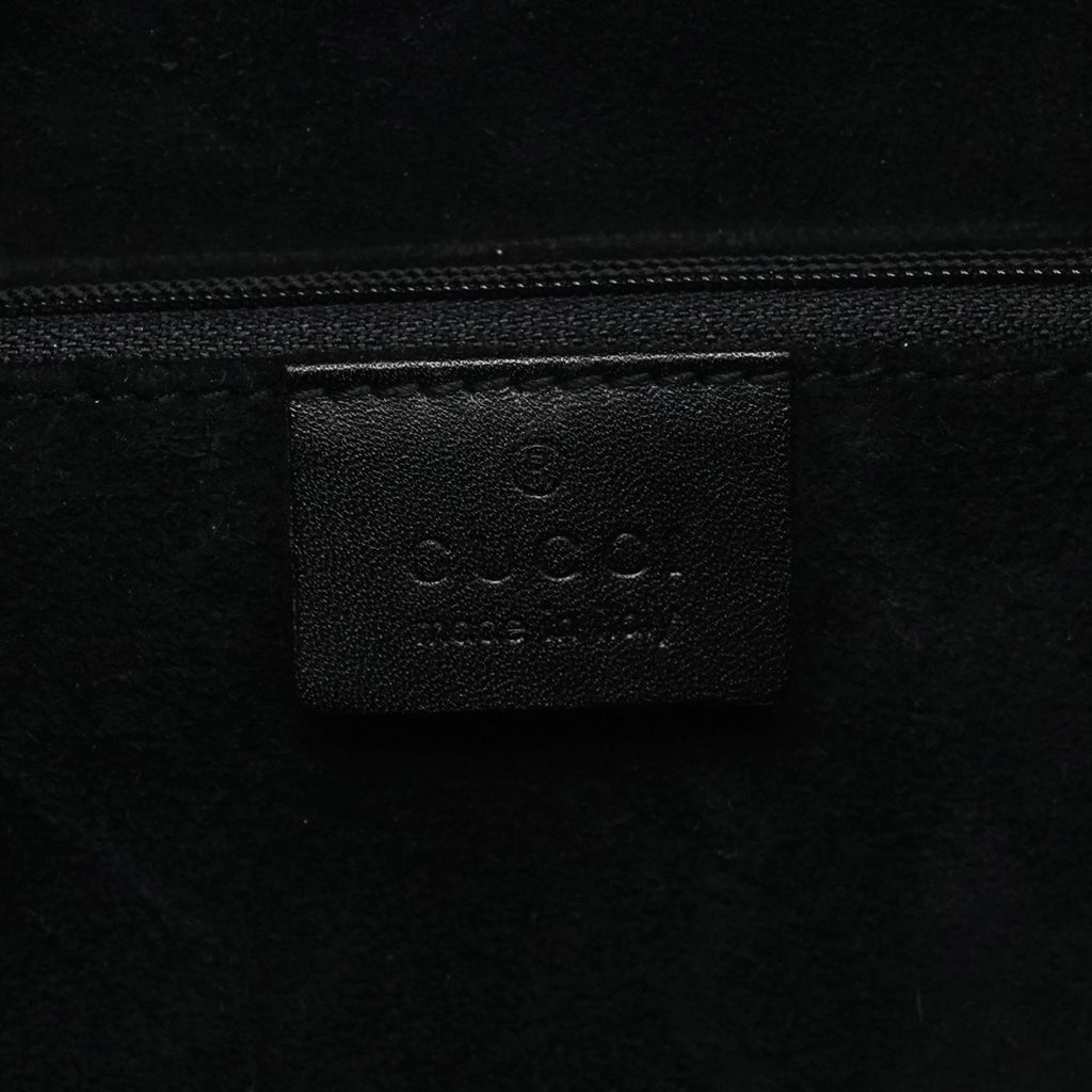 1999 Black Suede Loop Shoulder Bag
