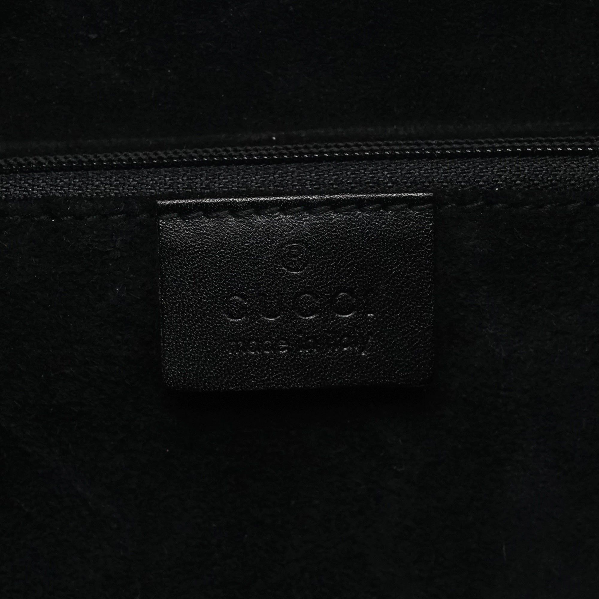 1999 Black Suede Loop Shoulder Bag