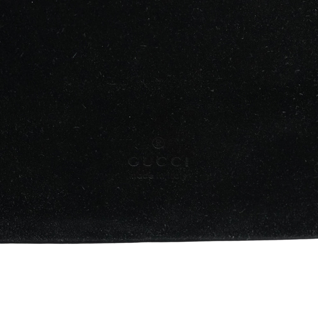 1999 Black Suede Loop Shoulder Bag
