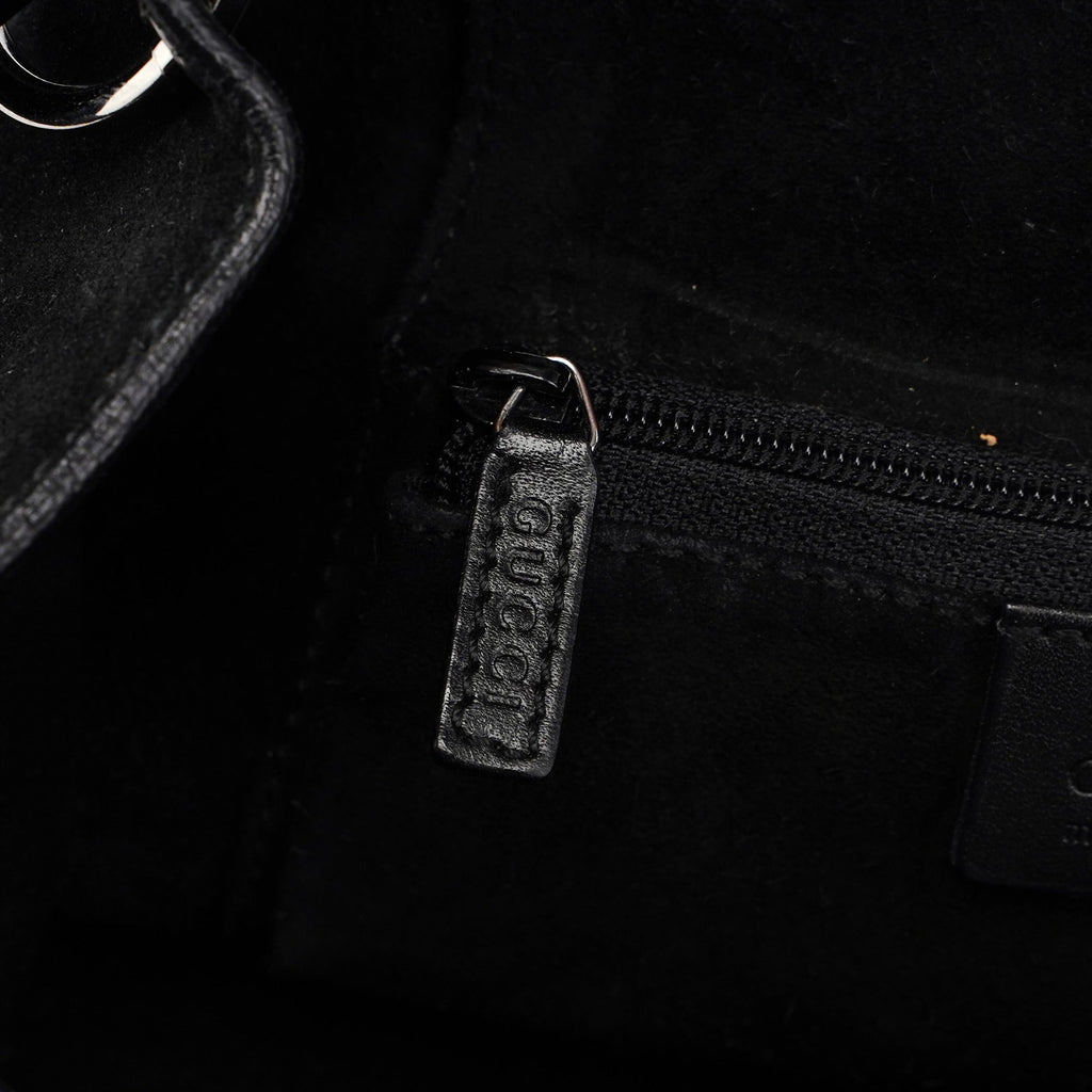 1999 Black Suede Ring Bag