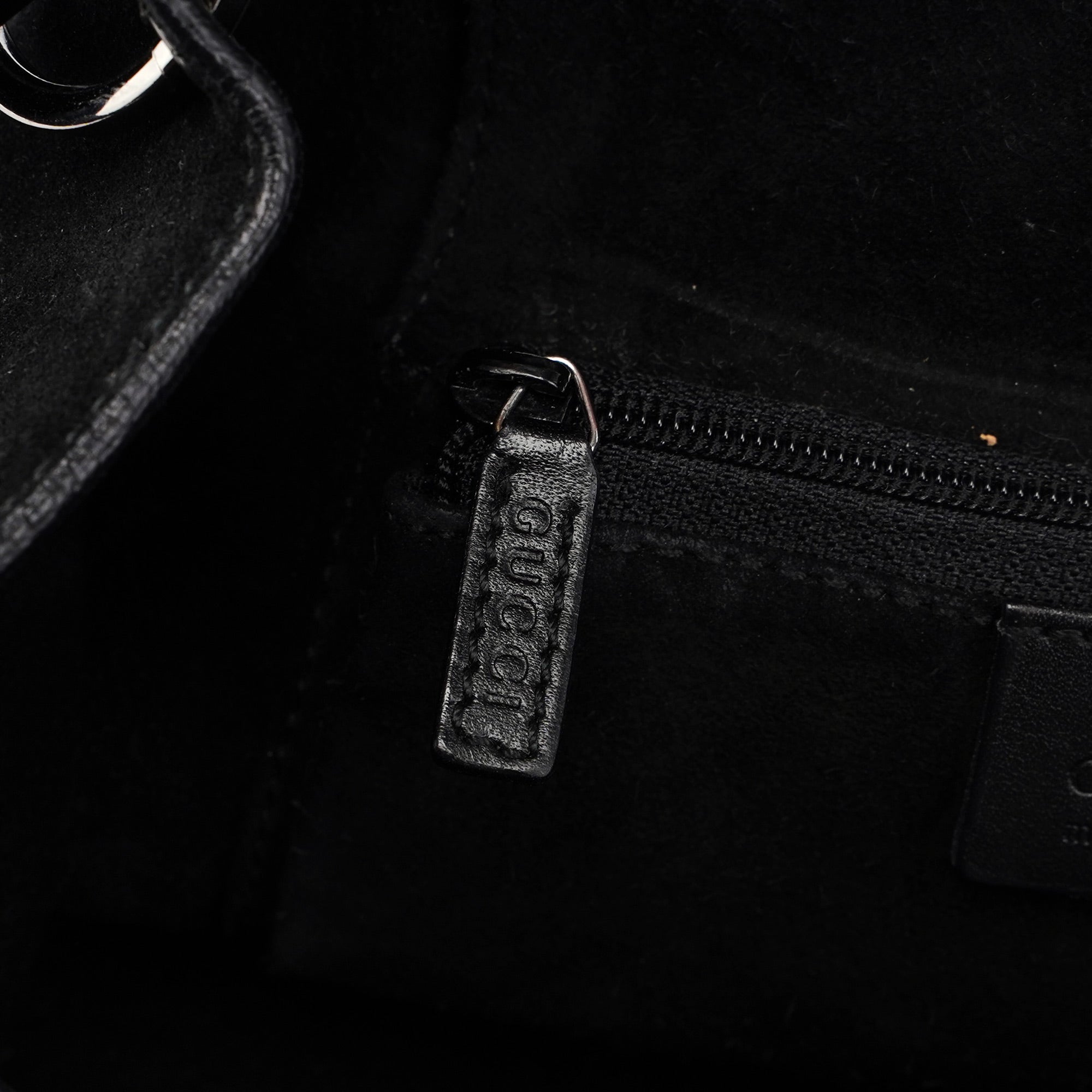 1999 Black Suede Ring Bag
