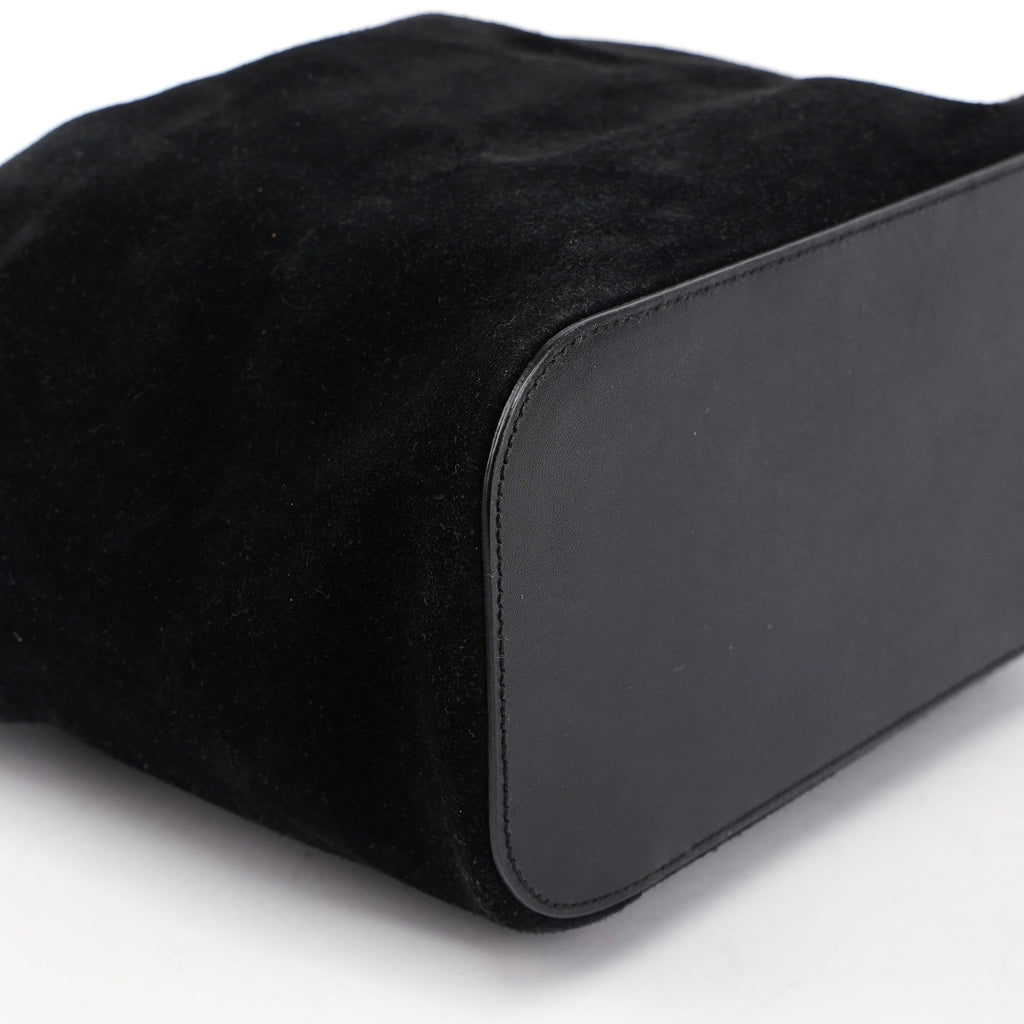 1999 Black Suede Ring Bag
