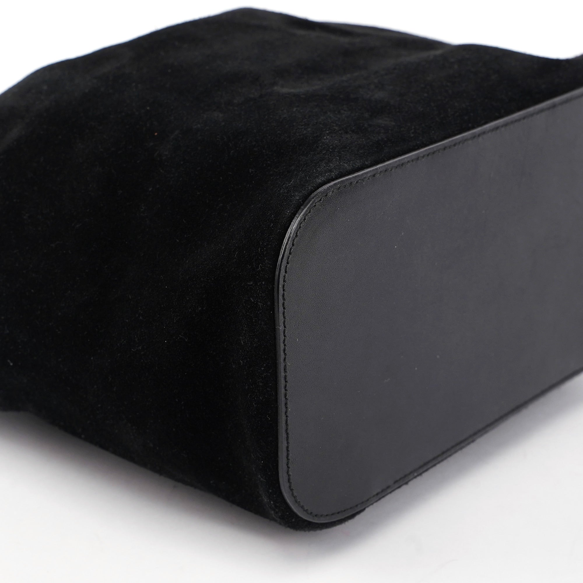 1999 Black Suede Ring Bag