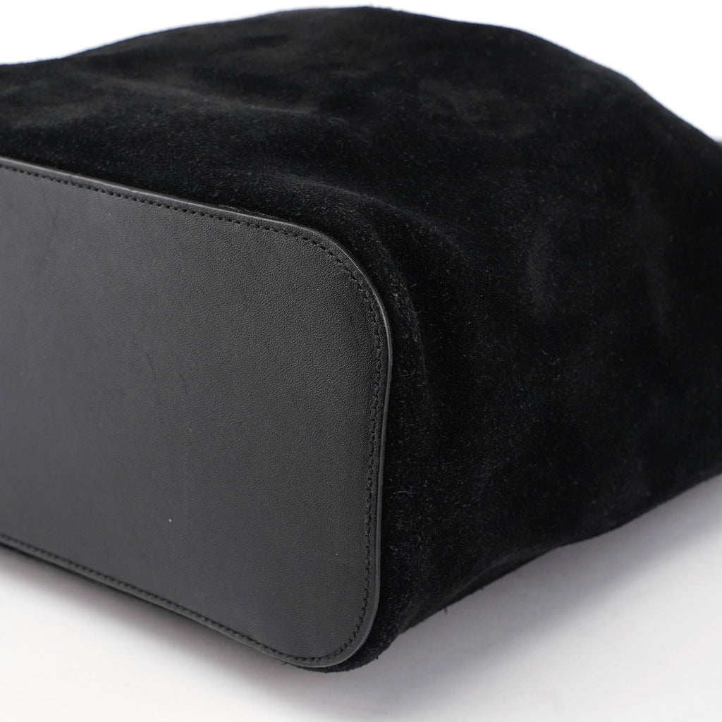 1999 Black Suede Ring Bag