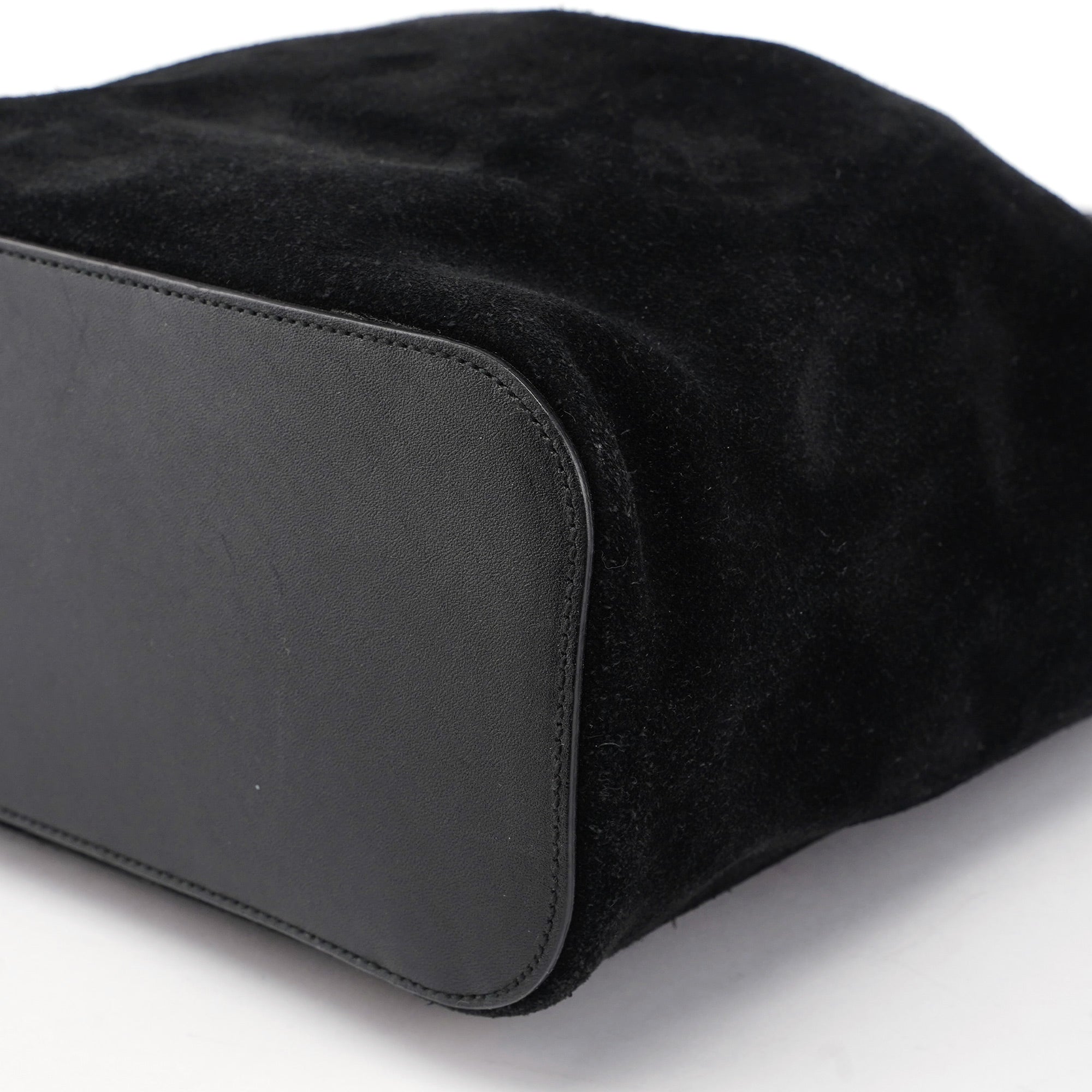1999 Black Suede Ring Bag