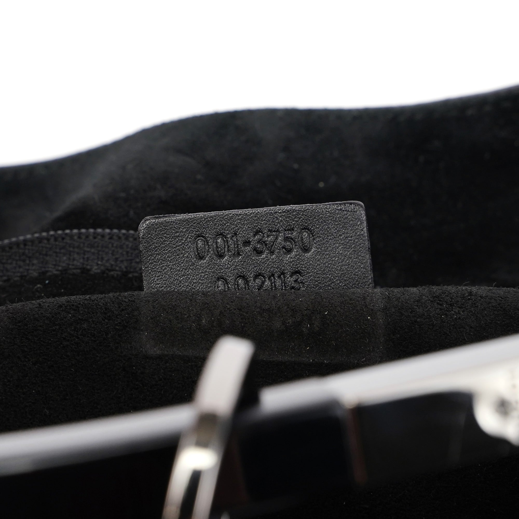 1999 Black Suede Ring Bag