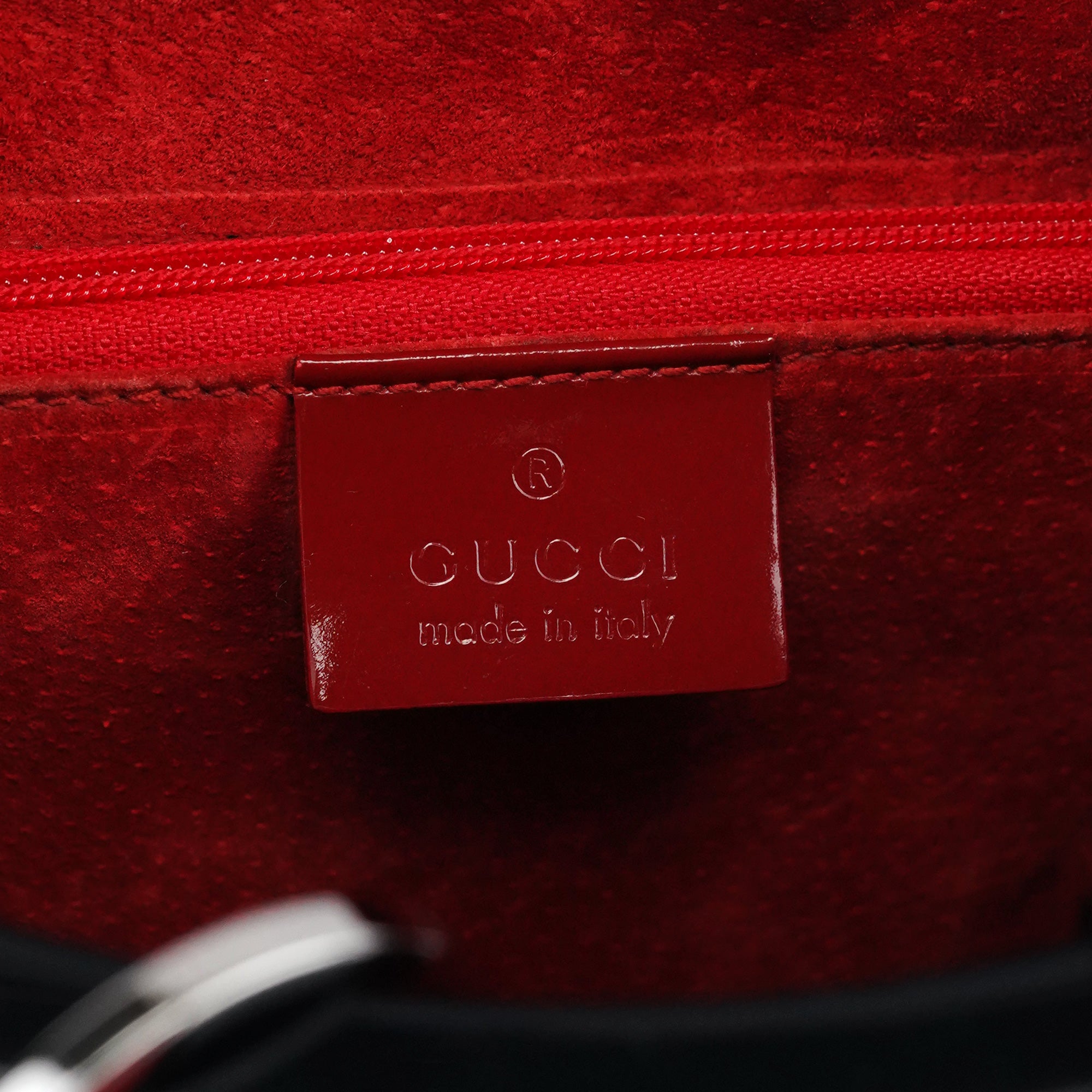 1999 Red GG Canvas Loop Shoulder Bag