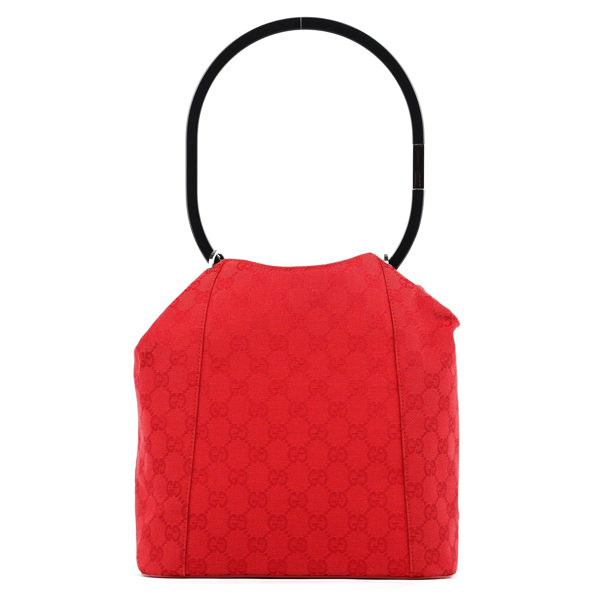 1999 Red GG Canvas Loop Shoulder Bag