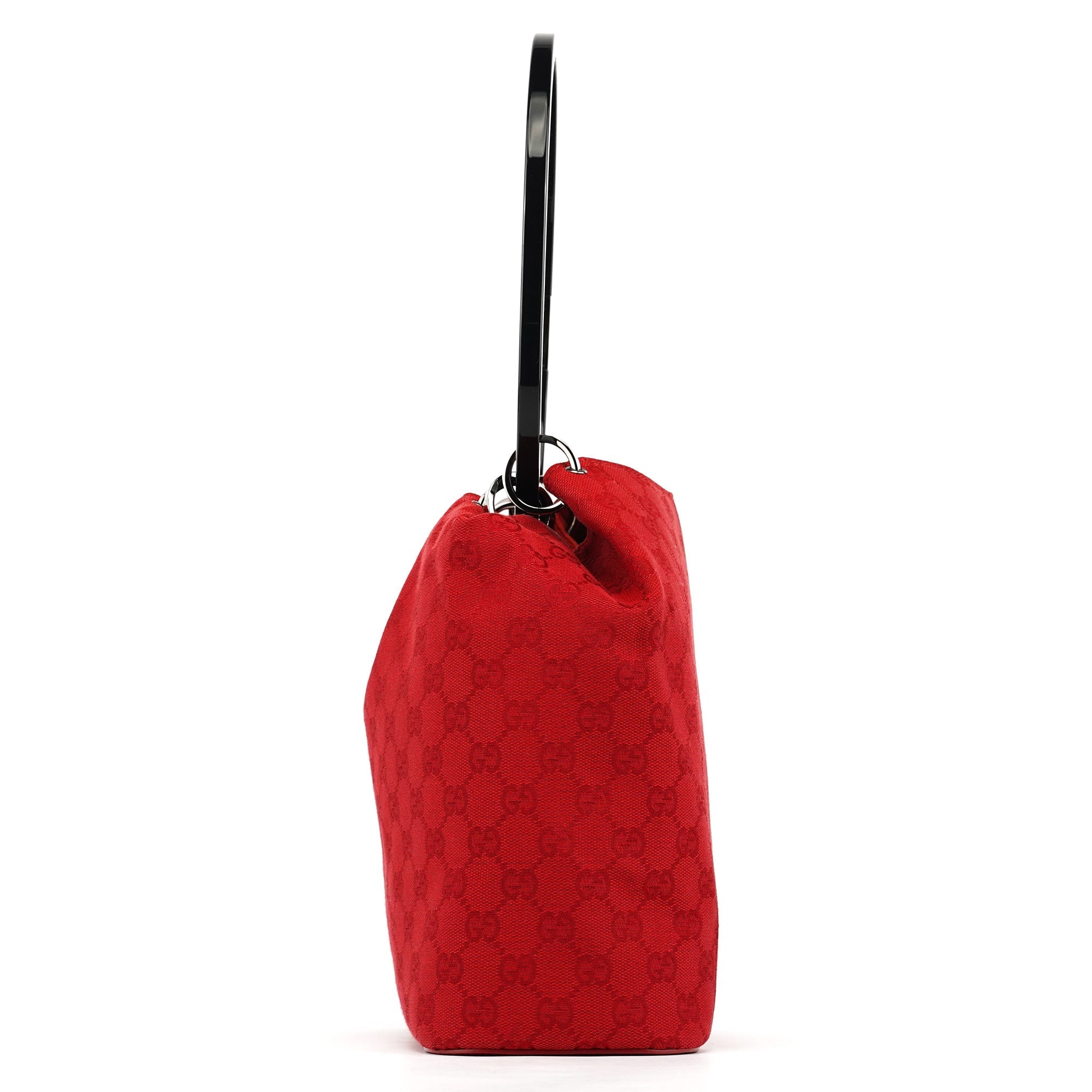 1999 Red GG Canvas Loop Shoulder Bag