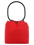 1999 Red GG Canvas Loop Shoulder Bag