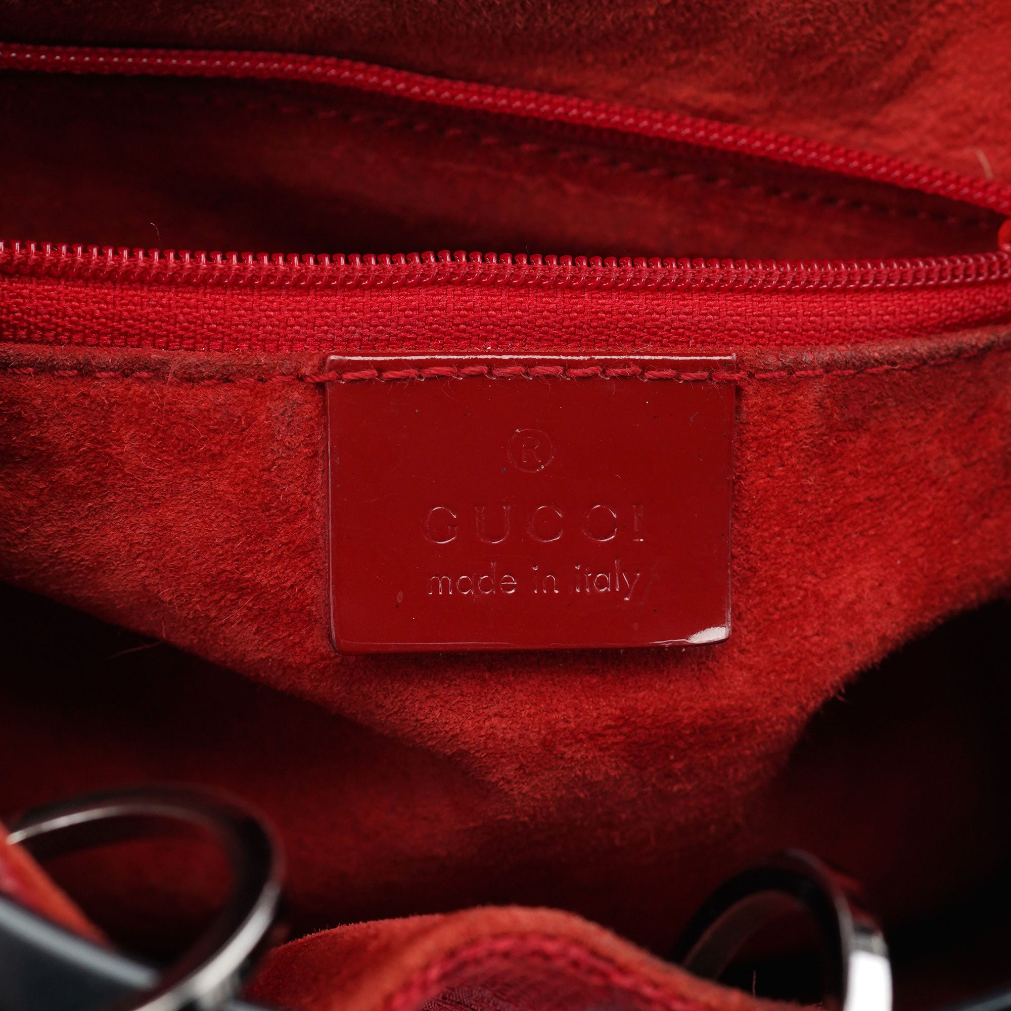 1999 Red GG Ring Bag