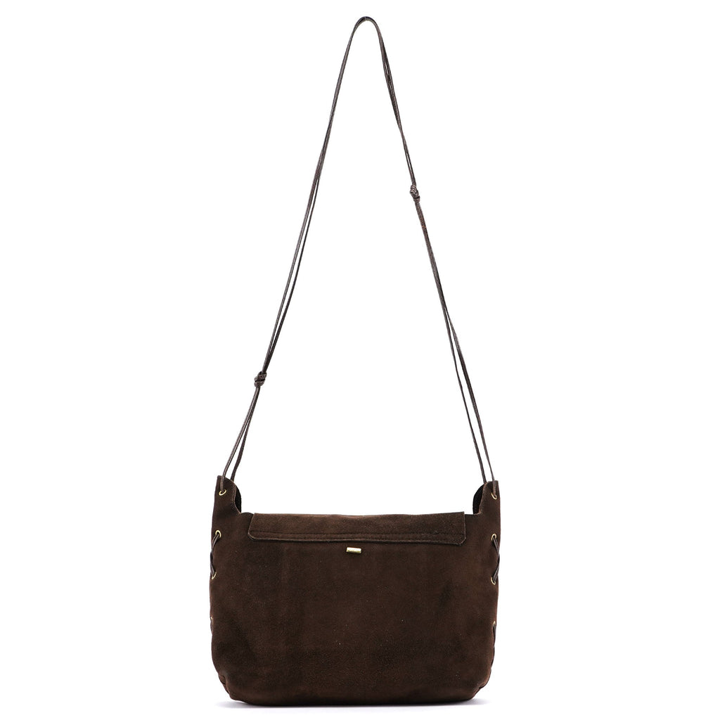 2001 Suede Heart Shoulder Bag