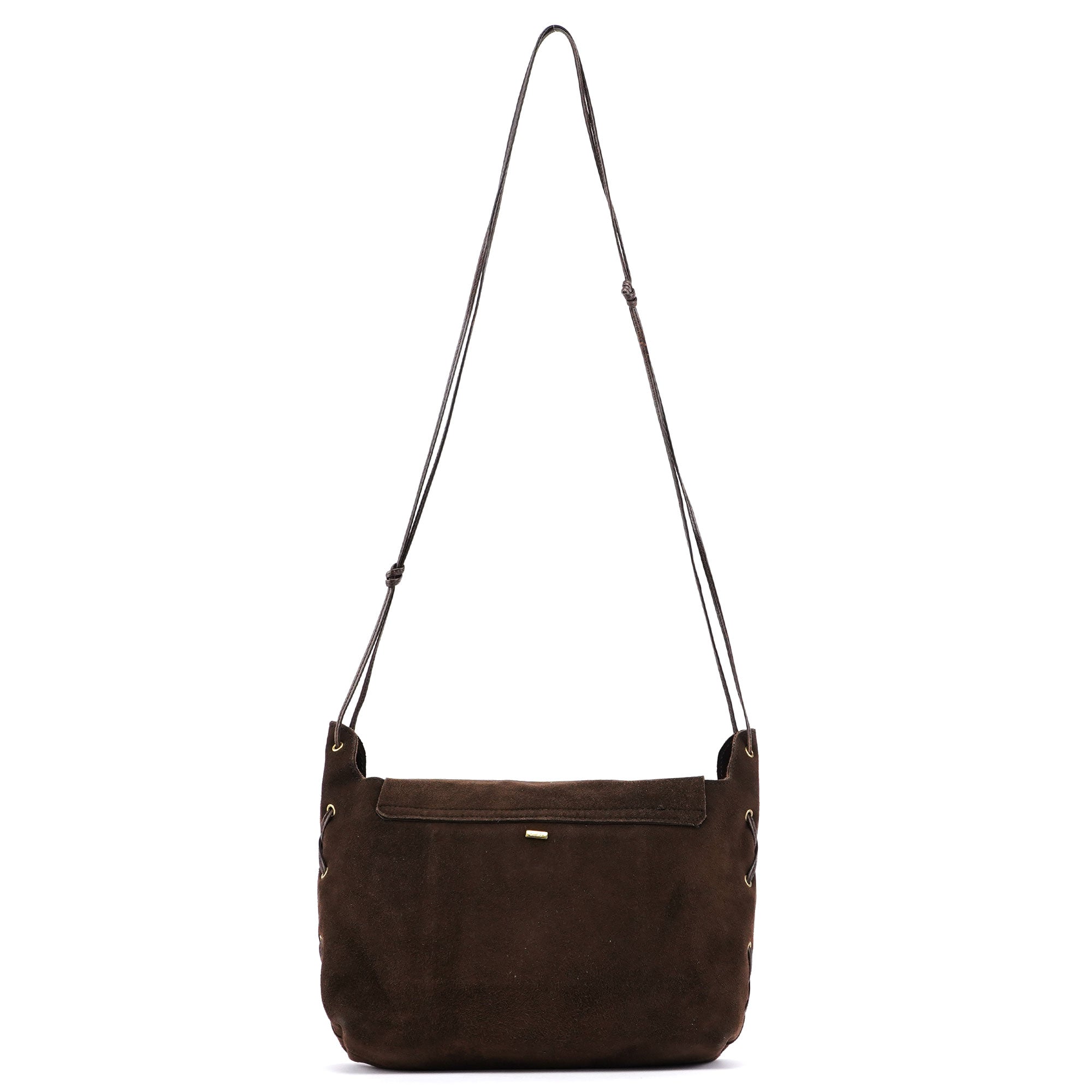 2001 Suede Heart Shoulder Bag