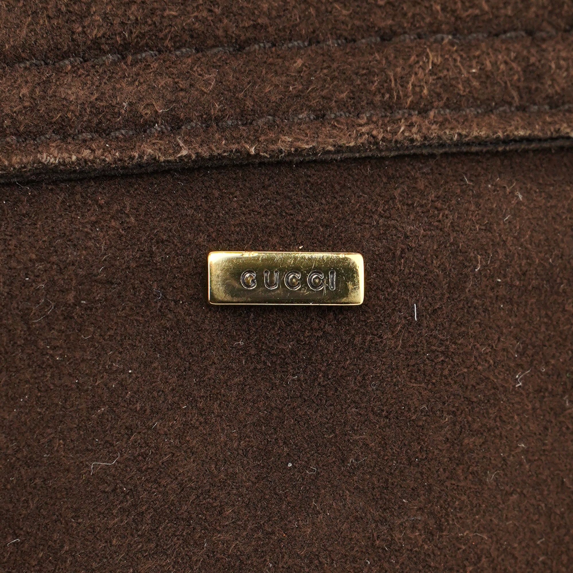 2001 Suede Heart Shoulder Bag