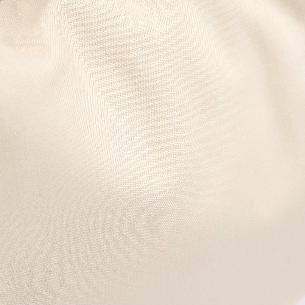 2002 Beige Canvas Hobo Shoulder Bag