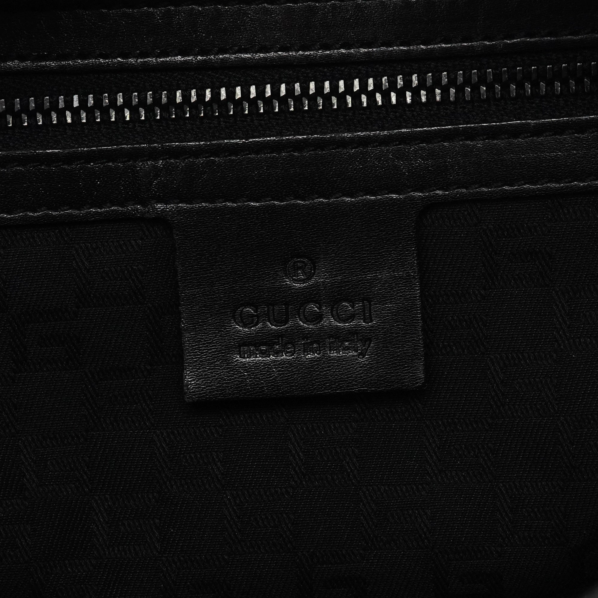 2002 Black Canvas Wood Handle Shoulder Bag