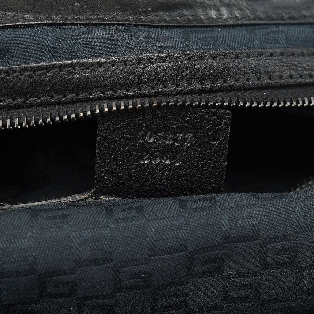 2002 Black Leather Runway Doctor Bag