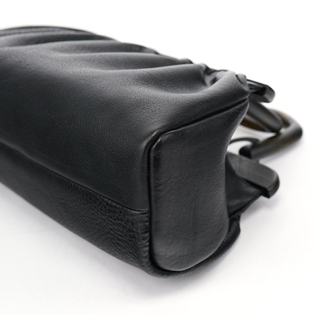 2002 Black Leather Runway Doctor Bag