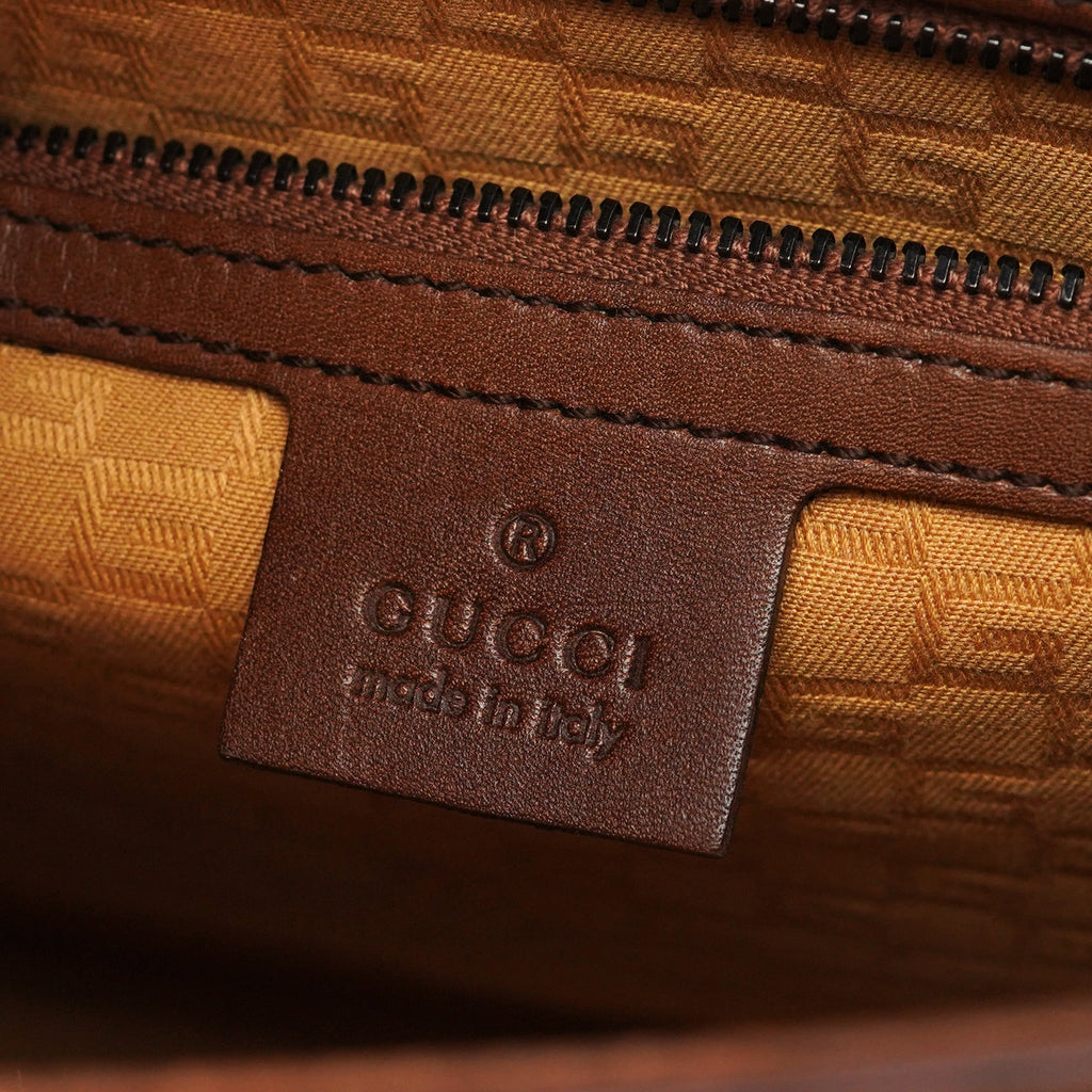 2002 Brown Calfskin Flap Shoulder Bag