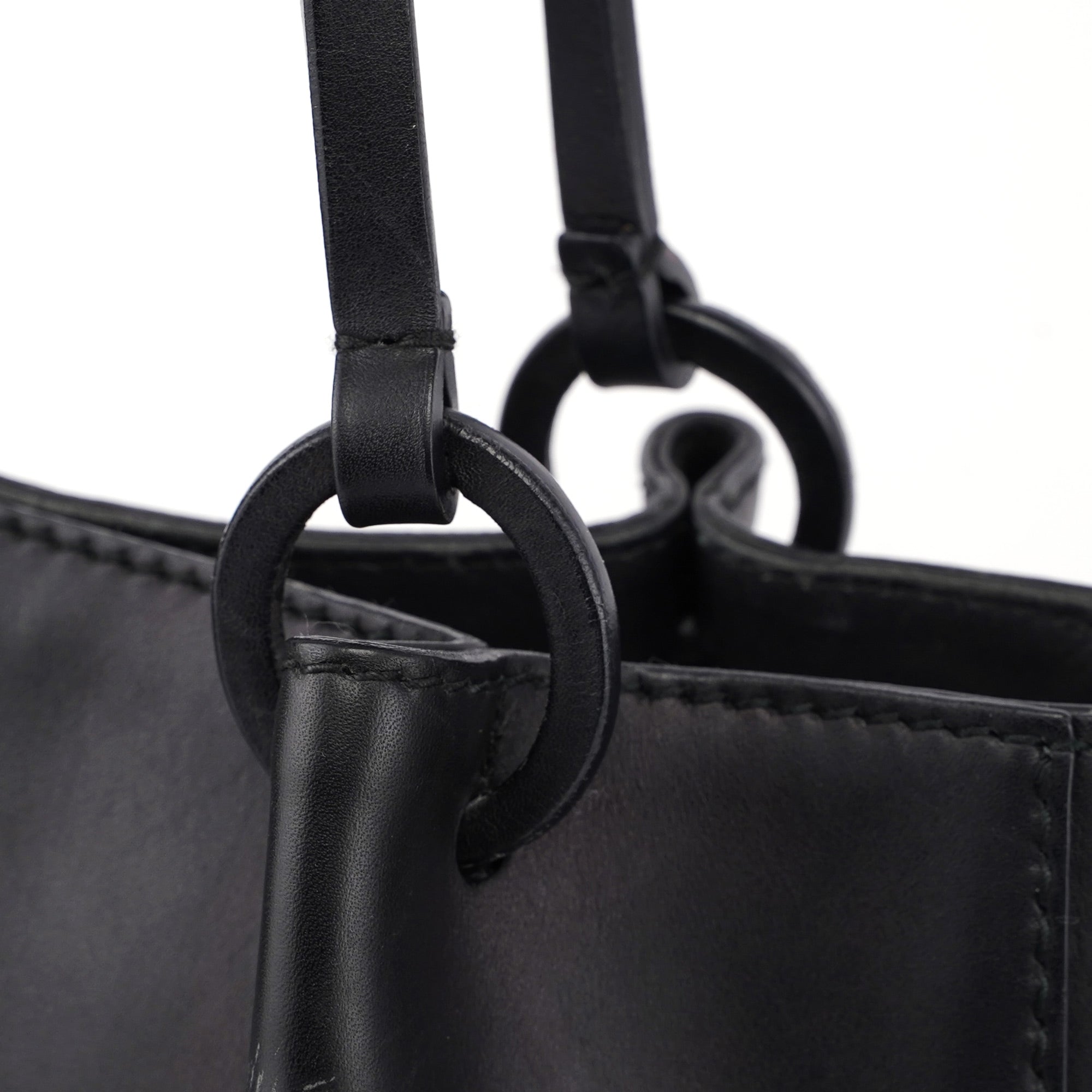 2002 Calfskin Tote Bag With Pouch