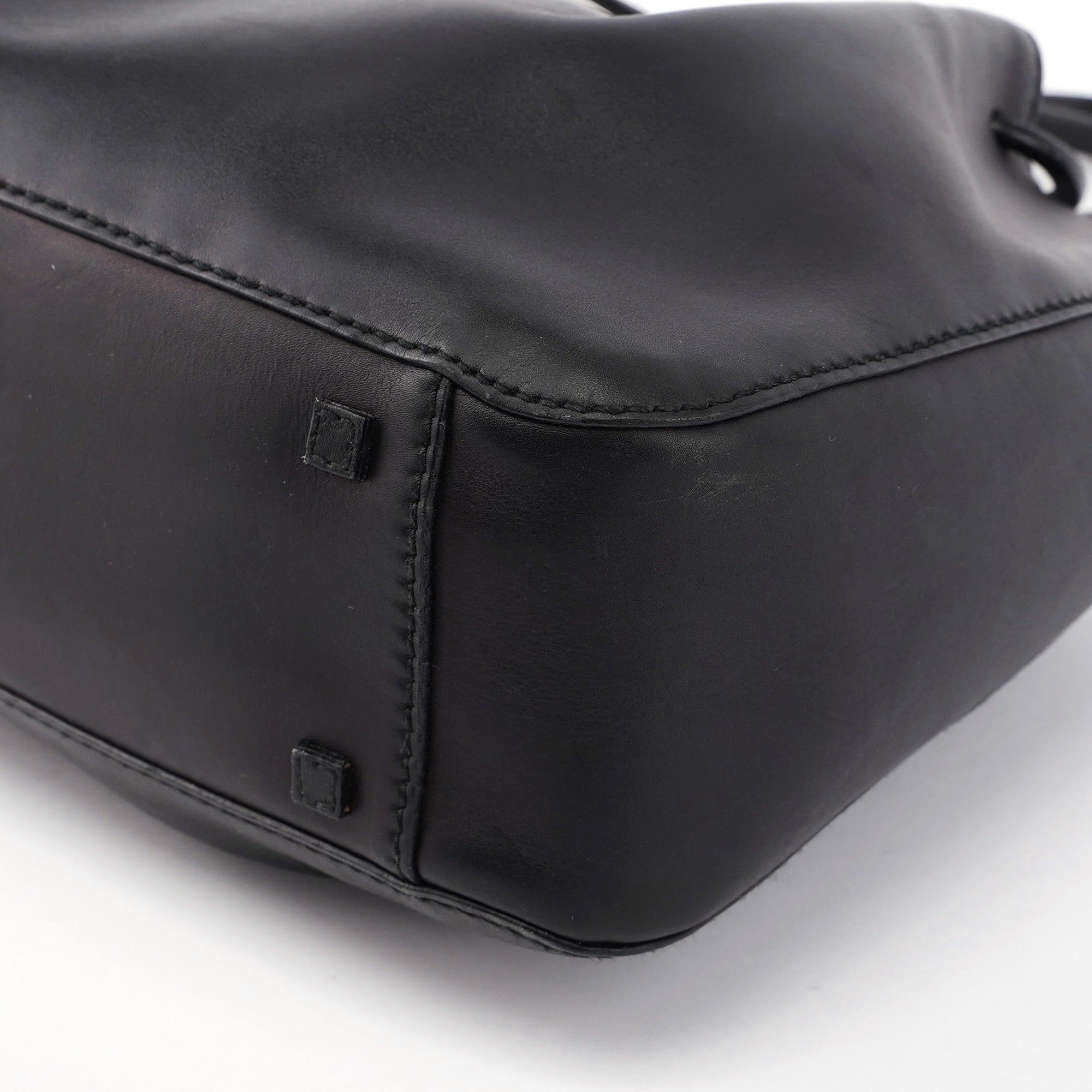 2002 Calfskin Tote Bag With Pouch