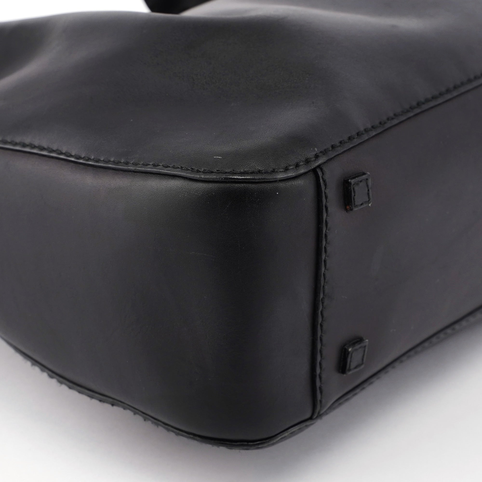 2002 Calfskin Tote Bag With Pouch