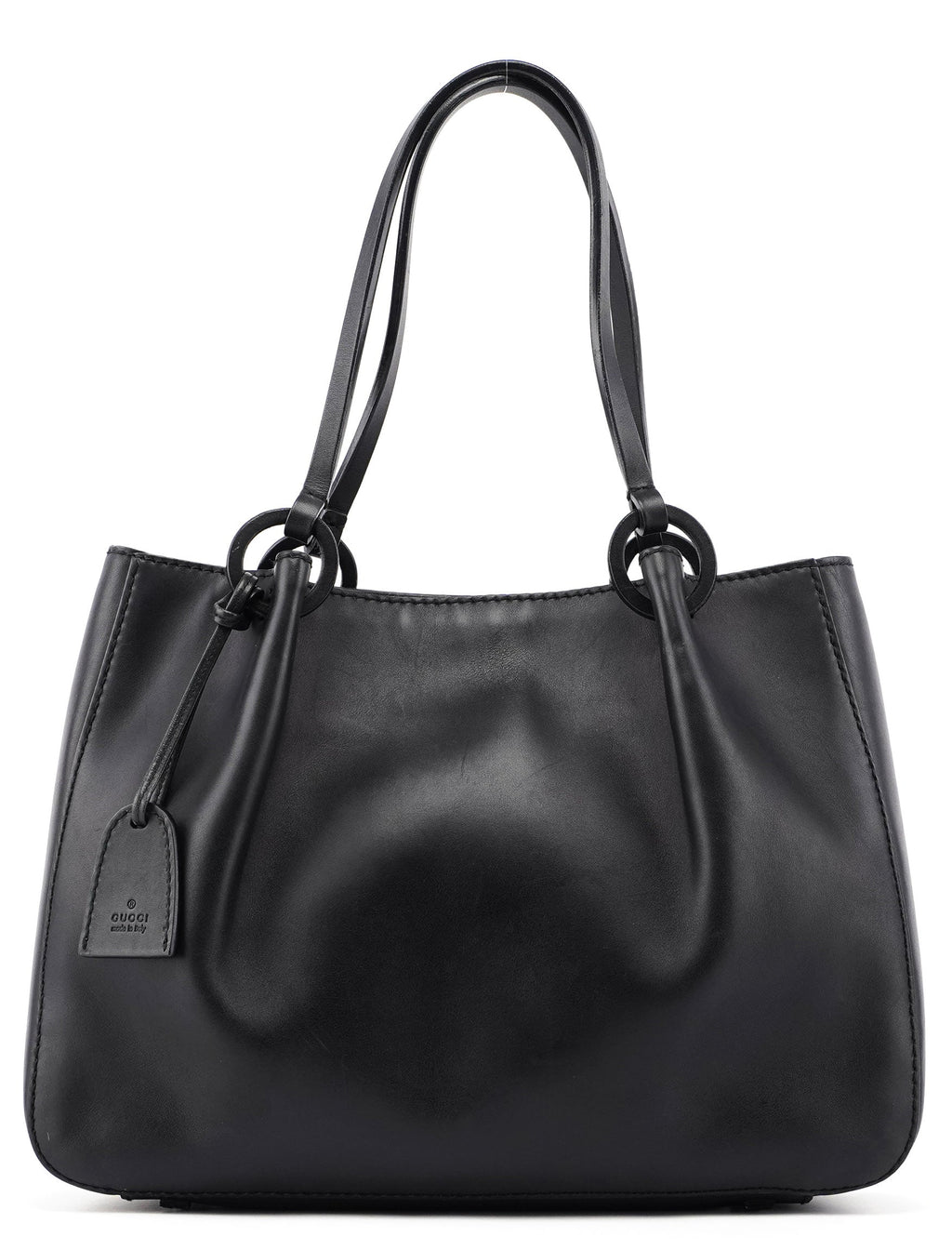 2002 Calfskin Tote Bag With Pouch