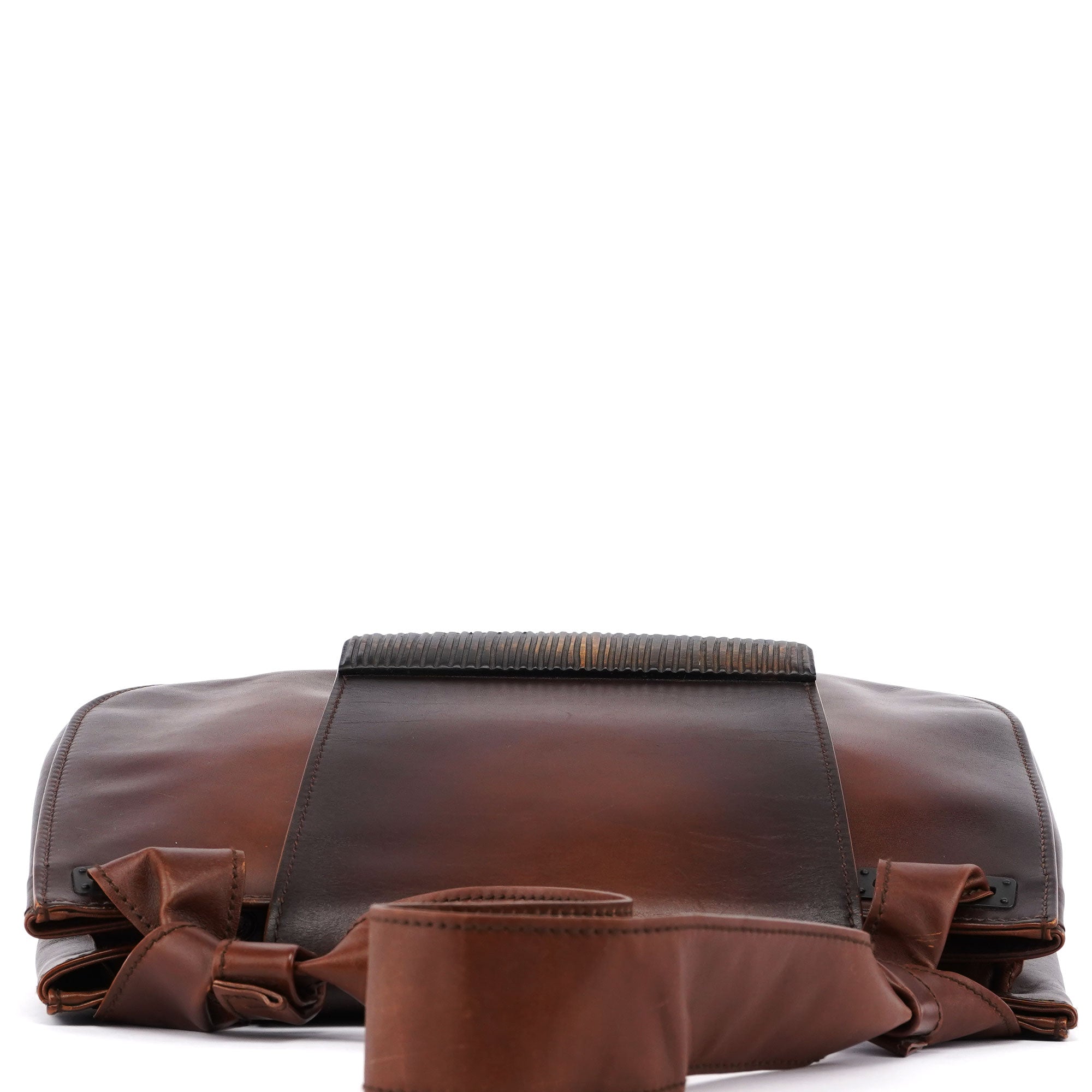 2002 Calfskin Wood Shoulder Bag