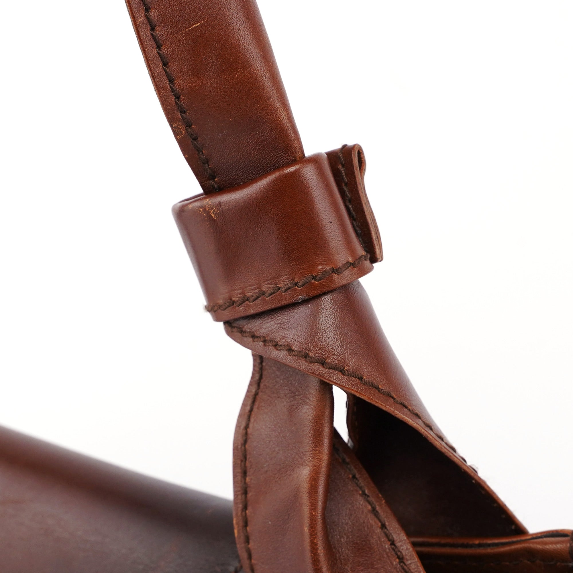 2002 Calfskin Wood Shoulder Bag