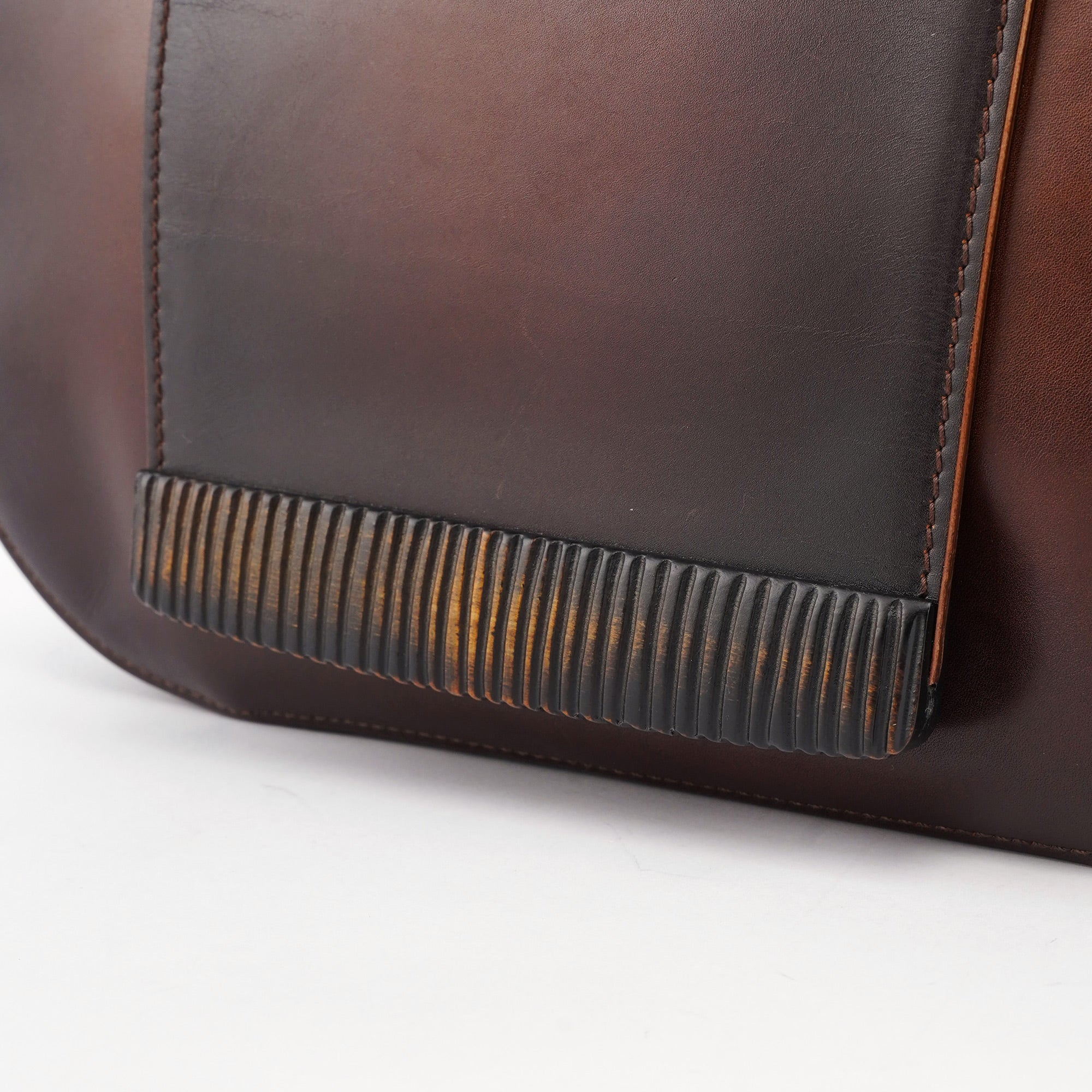2002 Calfskin Wood Shoulder Bag