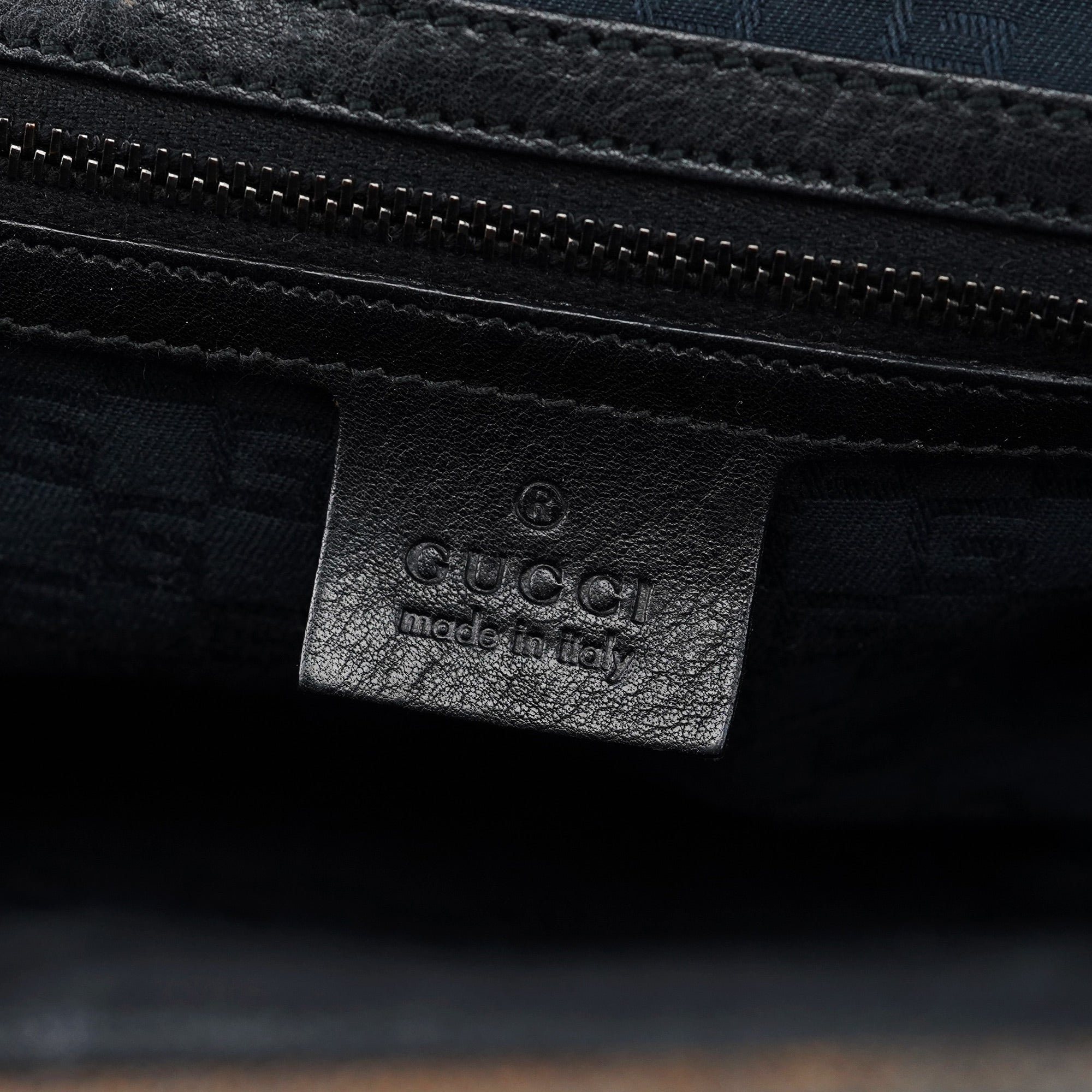 2002 Runway Black Bison Leather Doctor Bag