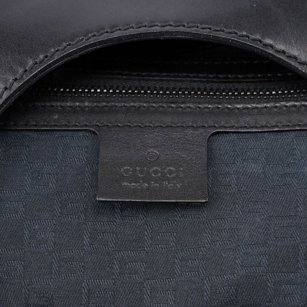 2002 Vitello Wood Handle Shoulder Bag