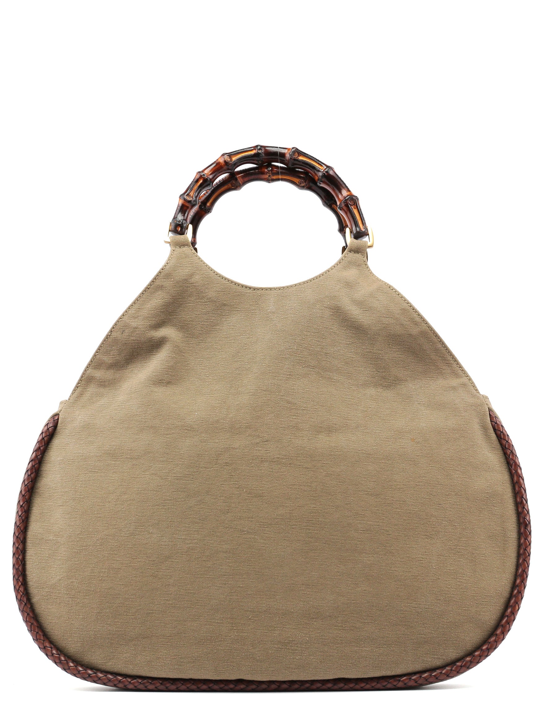 2003 Beige Canvas Bamboo Bag