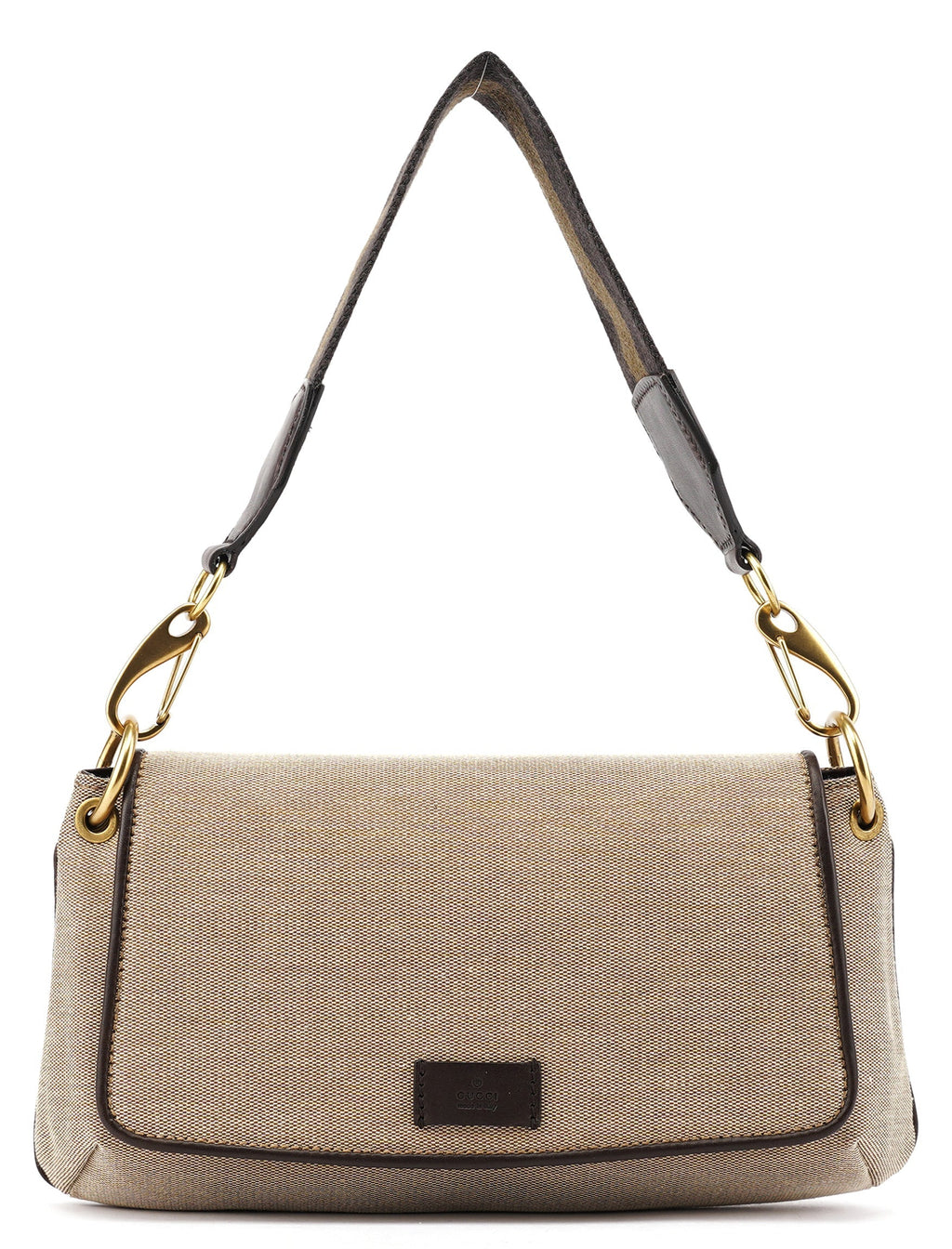 2003 Beige Canvas Shoulder Bag